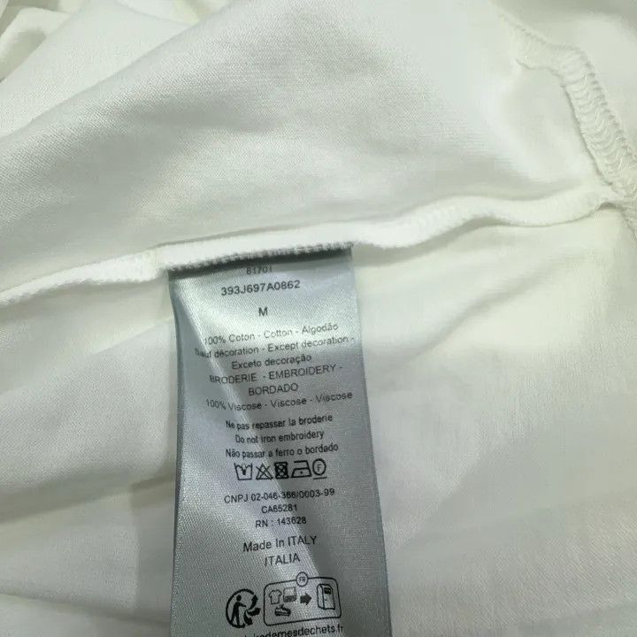 Dior Dior Dior SS23 Simple White Short Sleeve T-Shirt 0079-2507 Size US M / EU 48-50 / 2 - 5 Thumbnail
