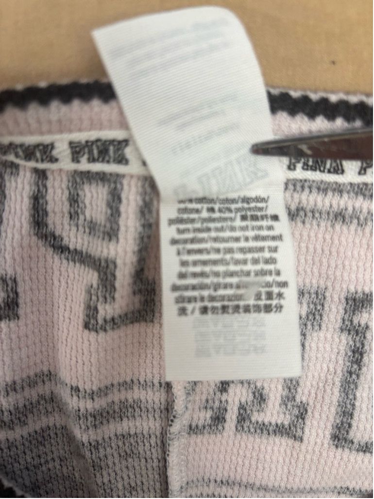 Pink Women's PINK Pajama Onesie L Pink White Black Size L / US 10 / IT 46 - 12 Thumbnail