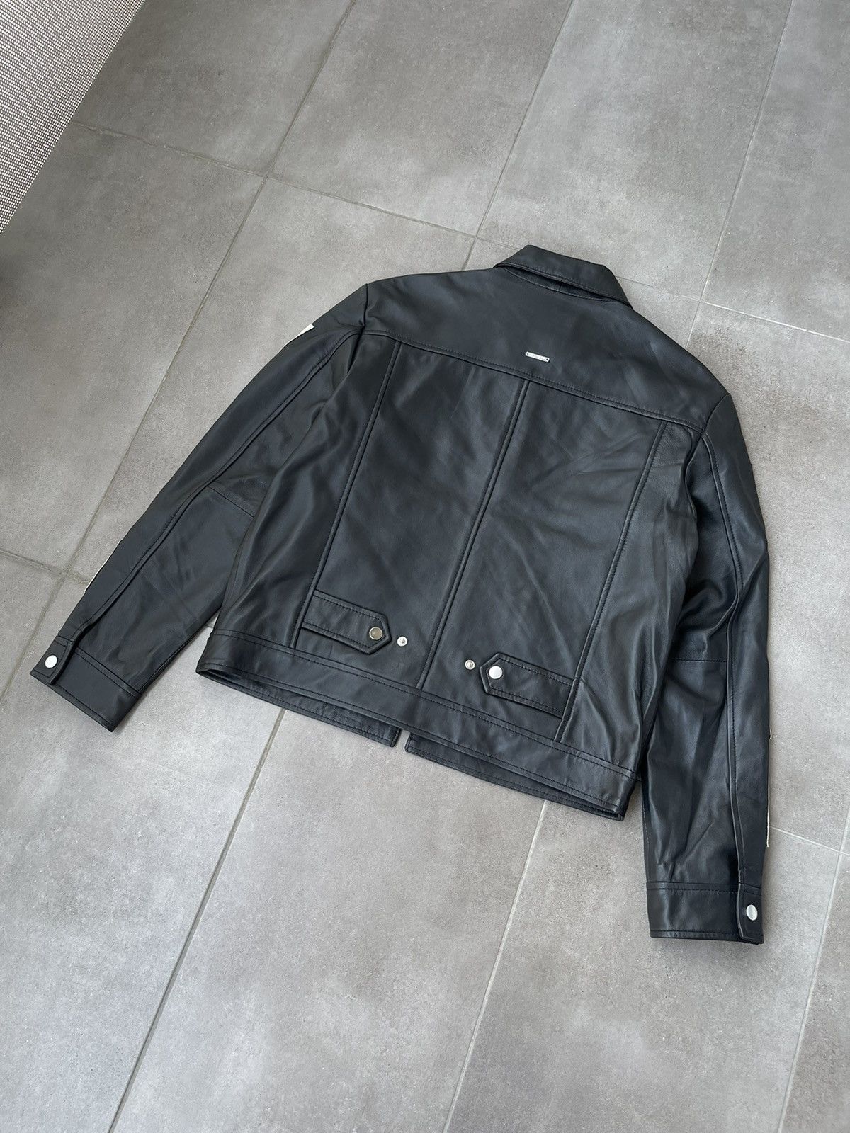 Deadwood !DS! AW23 Deadwood Gibbs Black Leather Jacket Size US M / EU 48-50 / 2 - 14 Thumbnail