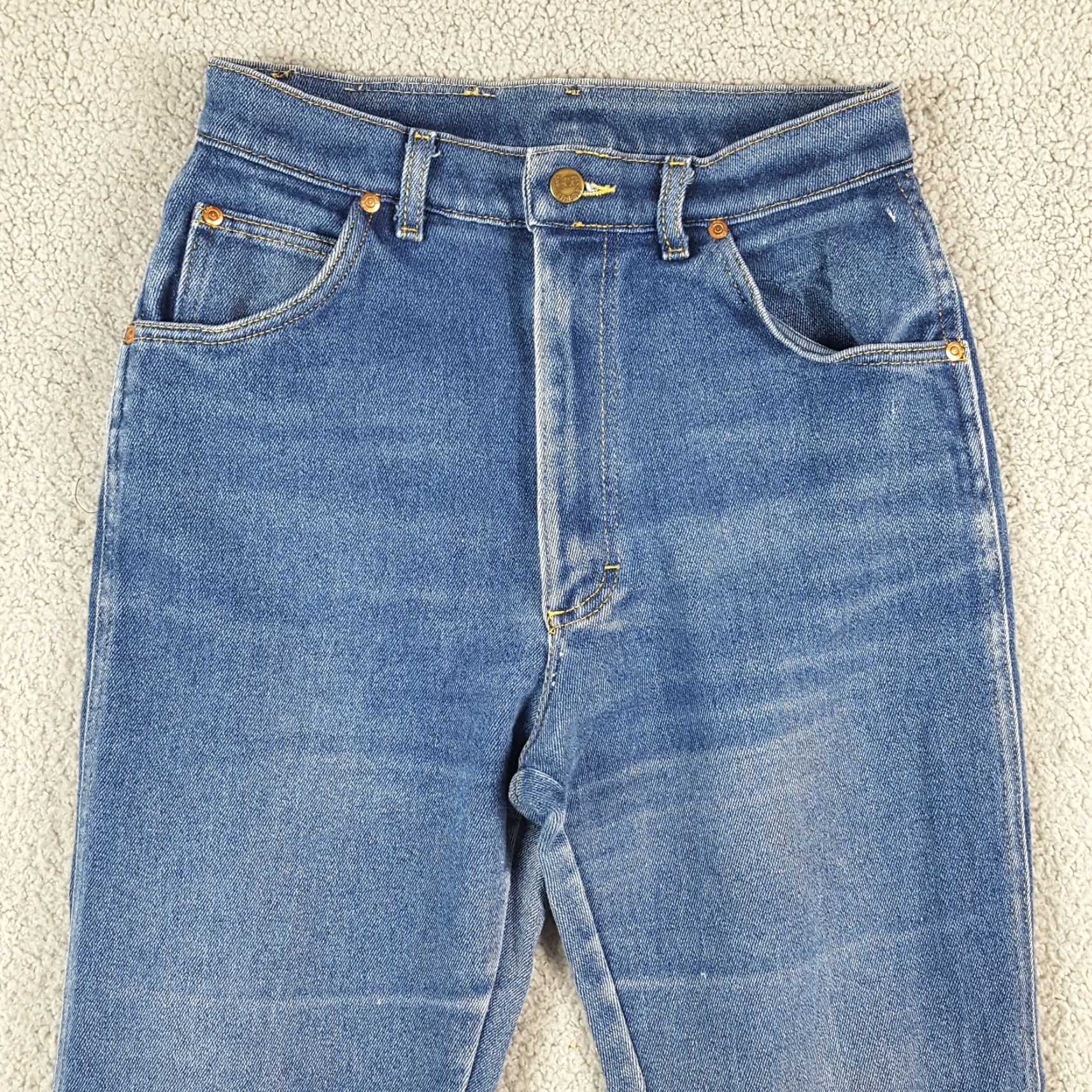 Lee Vintage Lee High Waist Relaxed Tapered Denim Jeans Women's Size 12 Blue 90s Y2K Retro Size 34" / US 12 / IT 48 - 2 Thumbnail