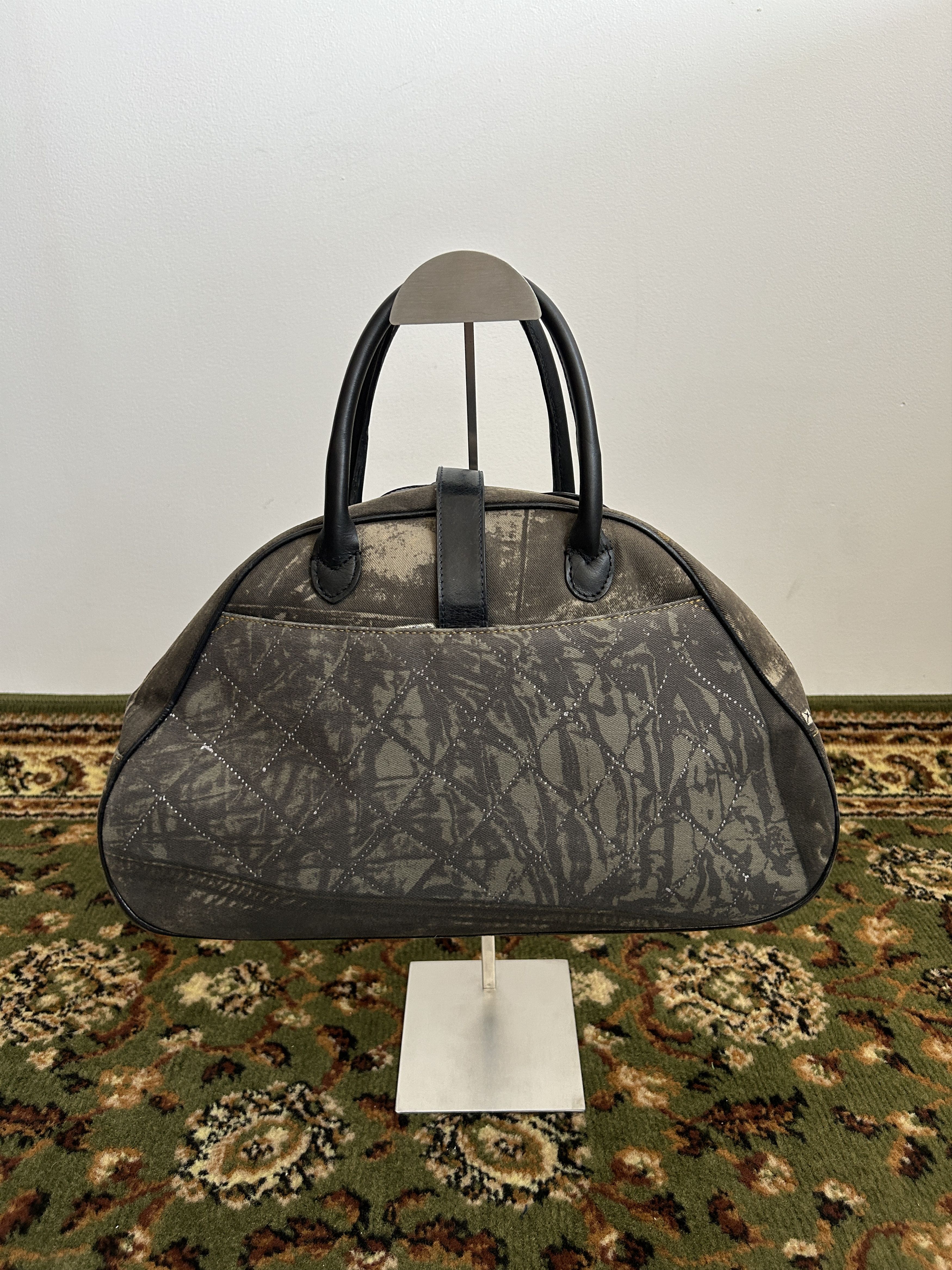 Dior y2k Dior by John Galliano double saddle denim bowling bag Size ONE SIZE - 2 Thumbnail