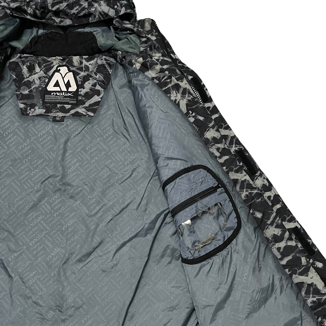 Matix Vintage Matix Camo Hooded Jacket Size US L / EU 52-54 / 3 - 13 Thumbnail