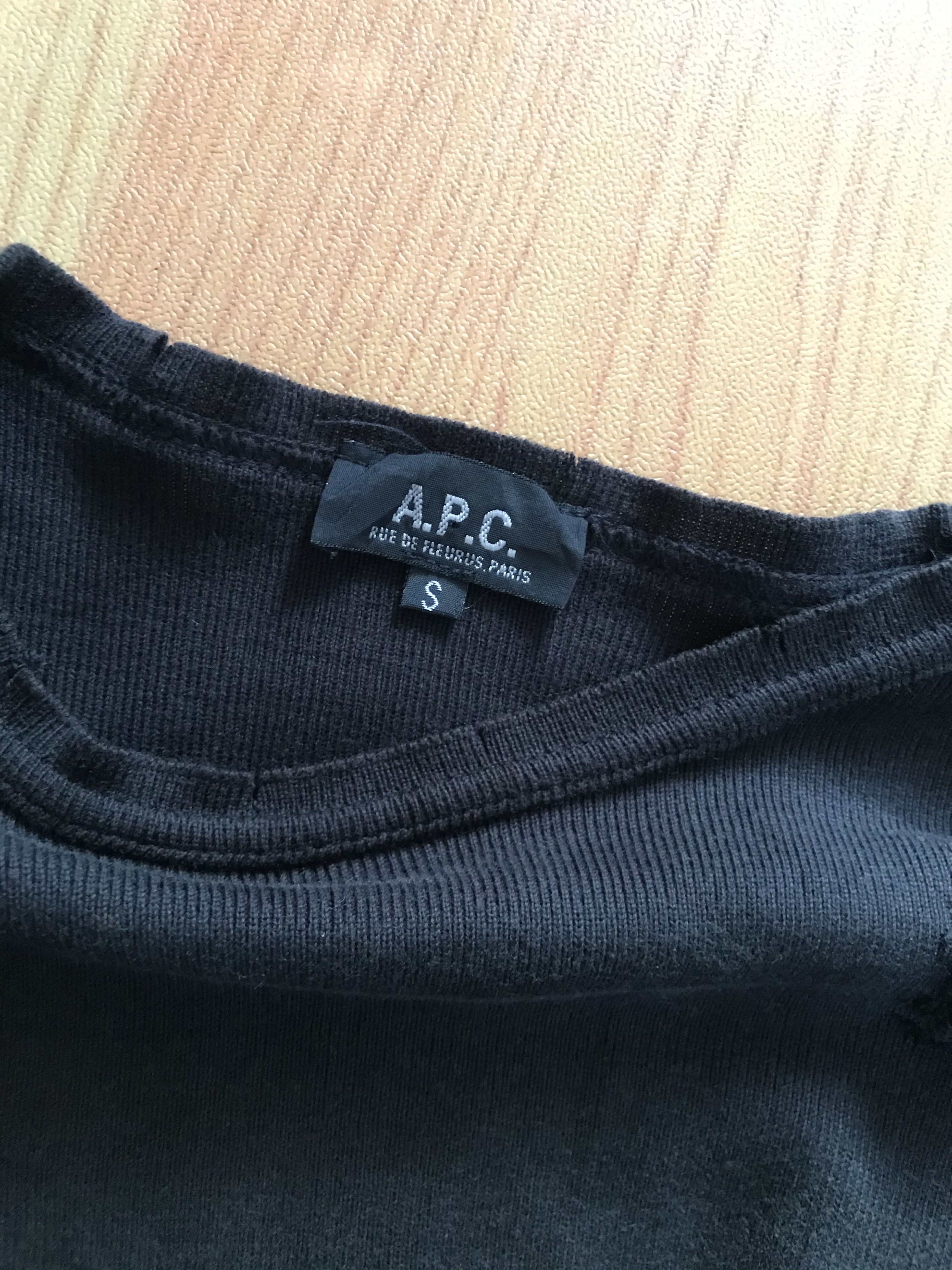 A.P.C. A.P.C destroyed cut out knit sweatshirts cdg style Size US S / EU 44-46 / 1 - 5 Thumbnail
