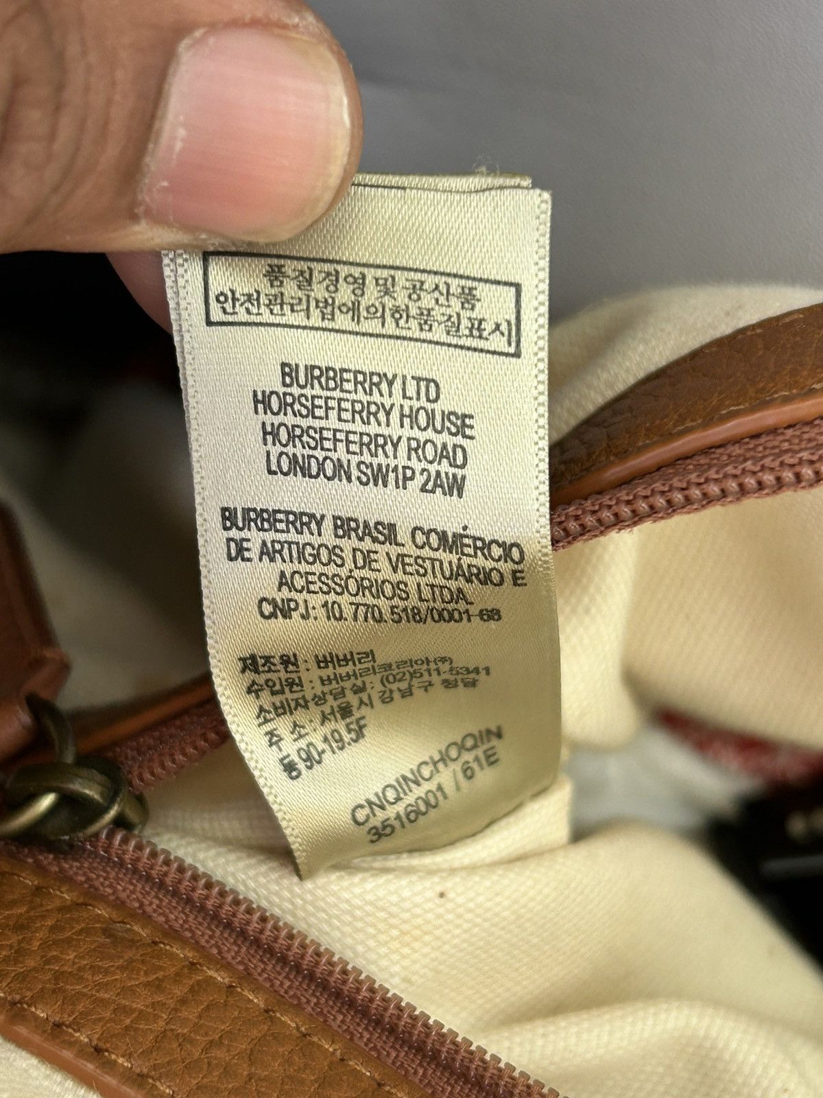Burberry Prorsum Burberry Checkered Tote Beg Size ONE SIZE - 10 Thumbnail