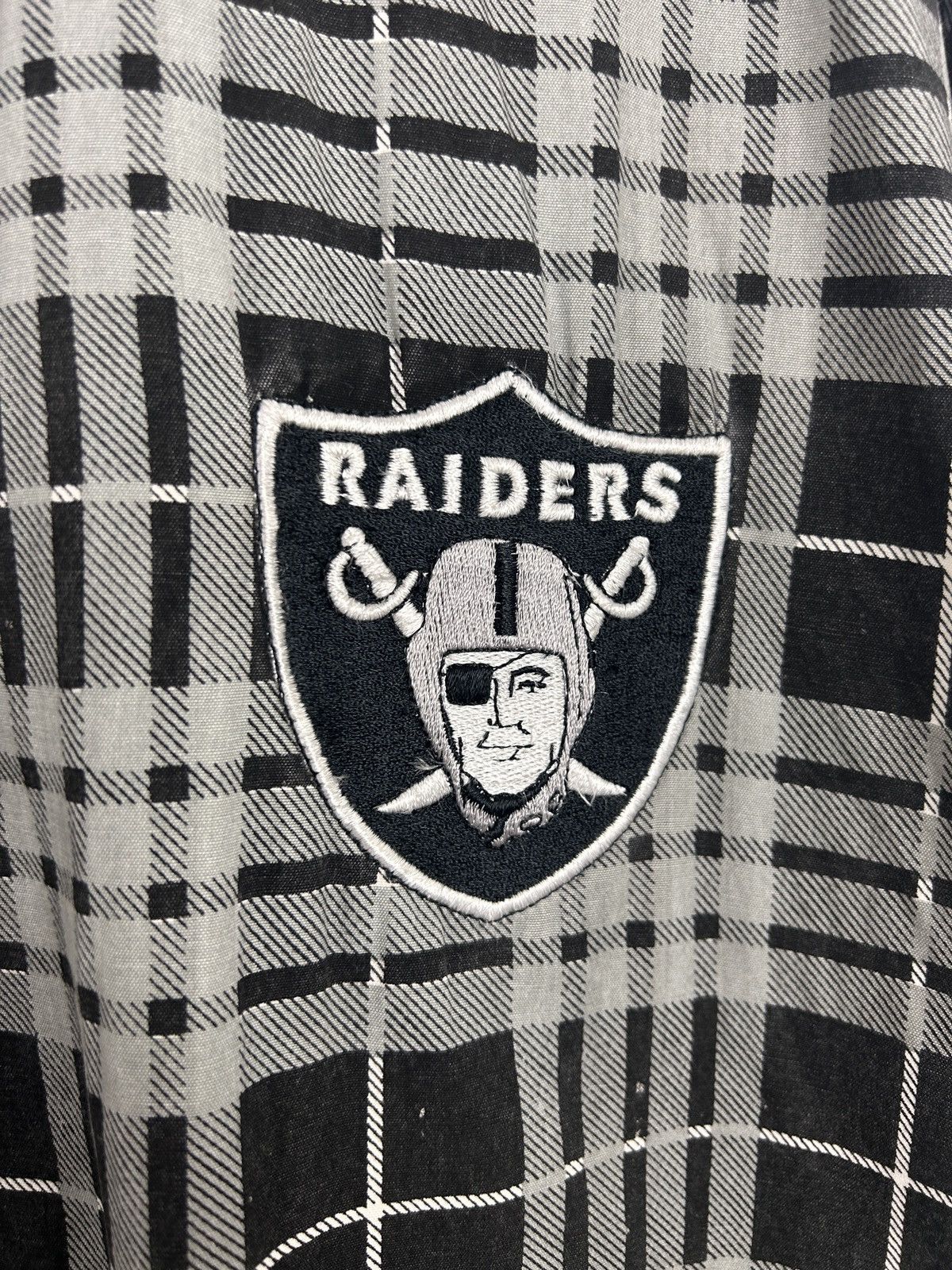 NFL 80s Vintage 1983 Salesman Sample 1of1 NFL LA Raiders Jacket Size US L / EU 52-54 / 3 - 3 Thumbnail