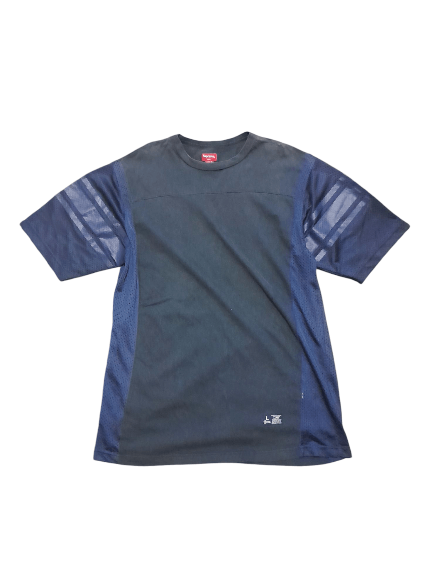Supreme × Vintage Vintage supreme panelled cotton mix jersey tee Size US L / EU 52-54 / 3 - 1 Thumbnail