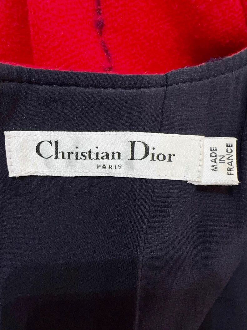 Dior Dior Wool Dress with Check Pattern-2506 Size M / US 6-8 / IT 42-44 - 3 Thumbnail