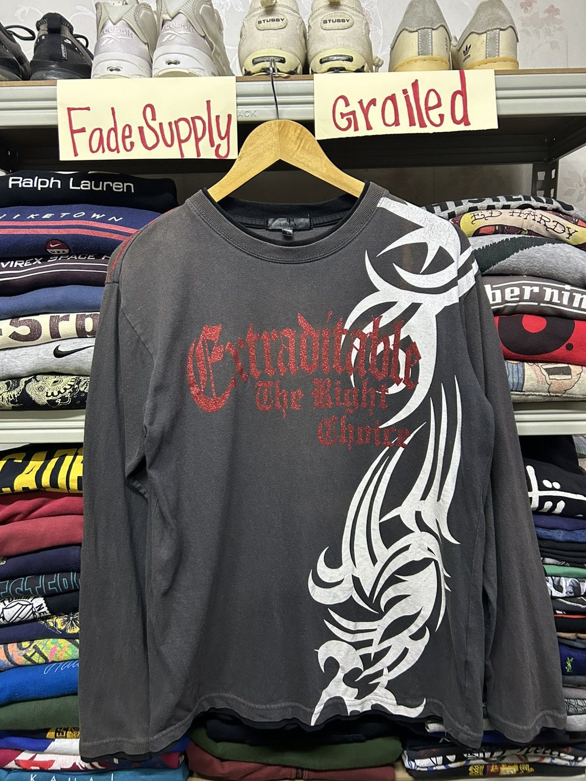 Japanese Brand Vintage Tribal Design y2k Jnco Tapout Size US M / EU 48-50 / 2 - 1 Thumbnail