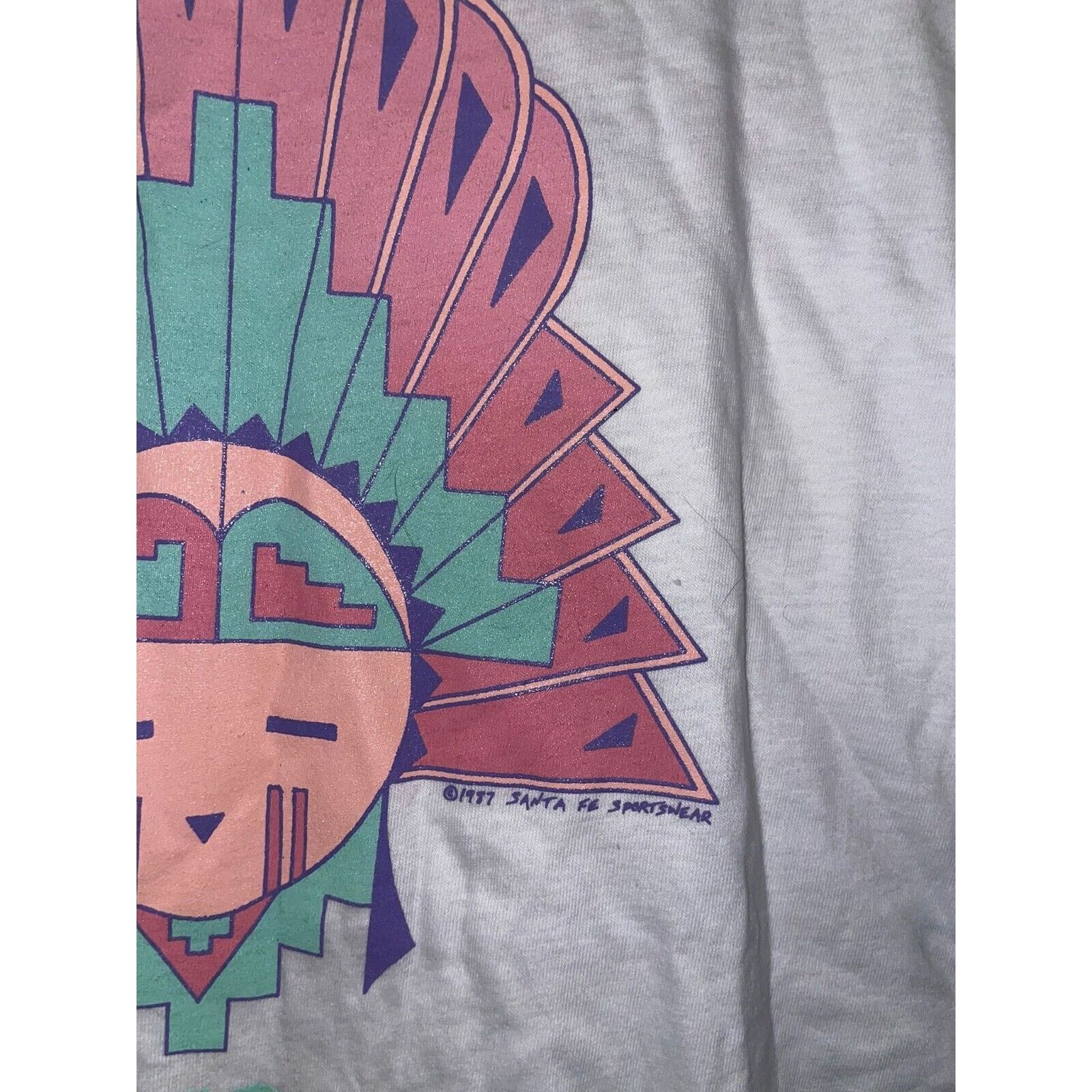 Hanes Vintage Arizona Shirt Native Western Graphic White L Tee Size US L / EU 52-54 / 3 - 6 Thumbnail