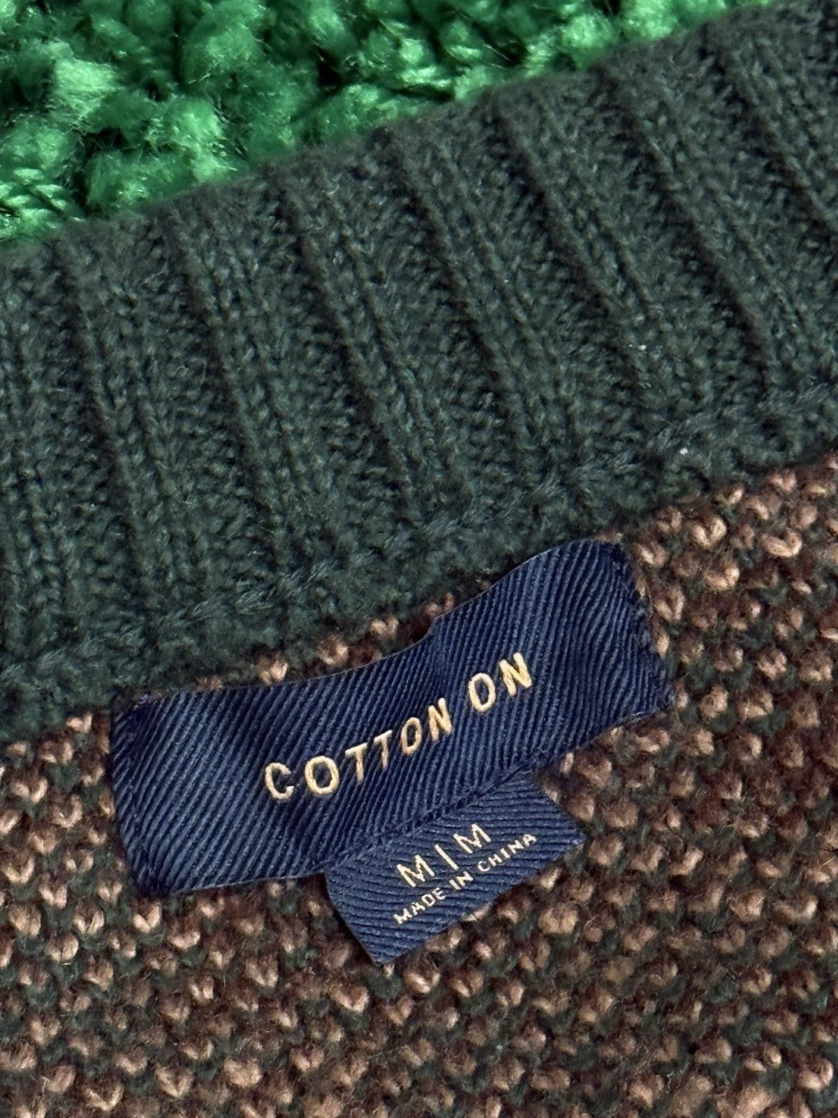 Cotton On Cotton On Leaf Leaves Fall Knit Cardigan Sweater Medium M Size US M / EU 48-50 / 2 - 4 Thumbnail