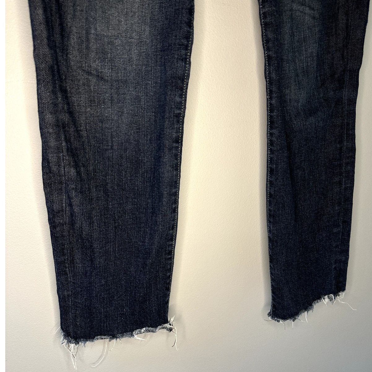 Paige Paige Hoxton Frayed Hem Denim Ankle Peg Jeans Blue 28 Size 28" / US 6 / IT 42 - 7 Thumbnail