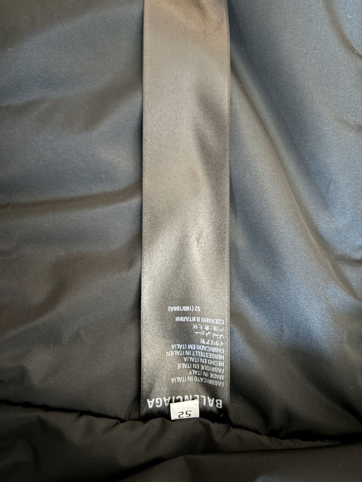 Balenciaga Men's Black Nylon Hooded Parka Size US L / EU 52-54 / 3 - 10 Thumbnail