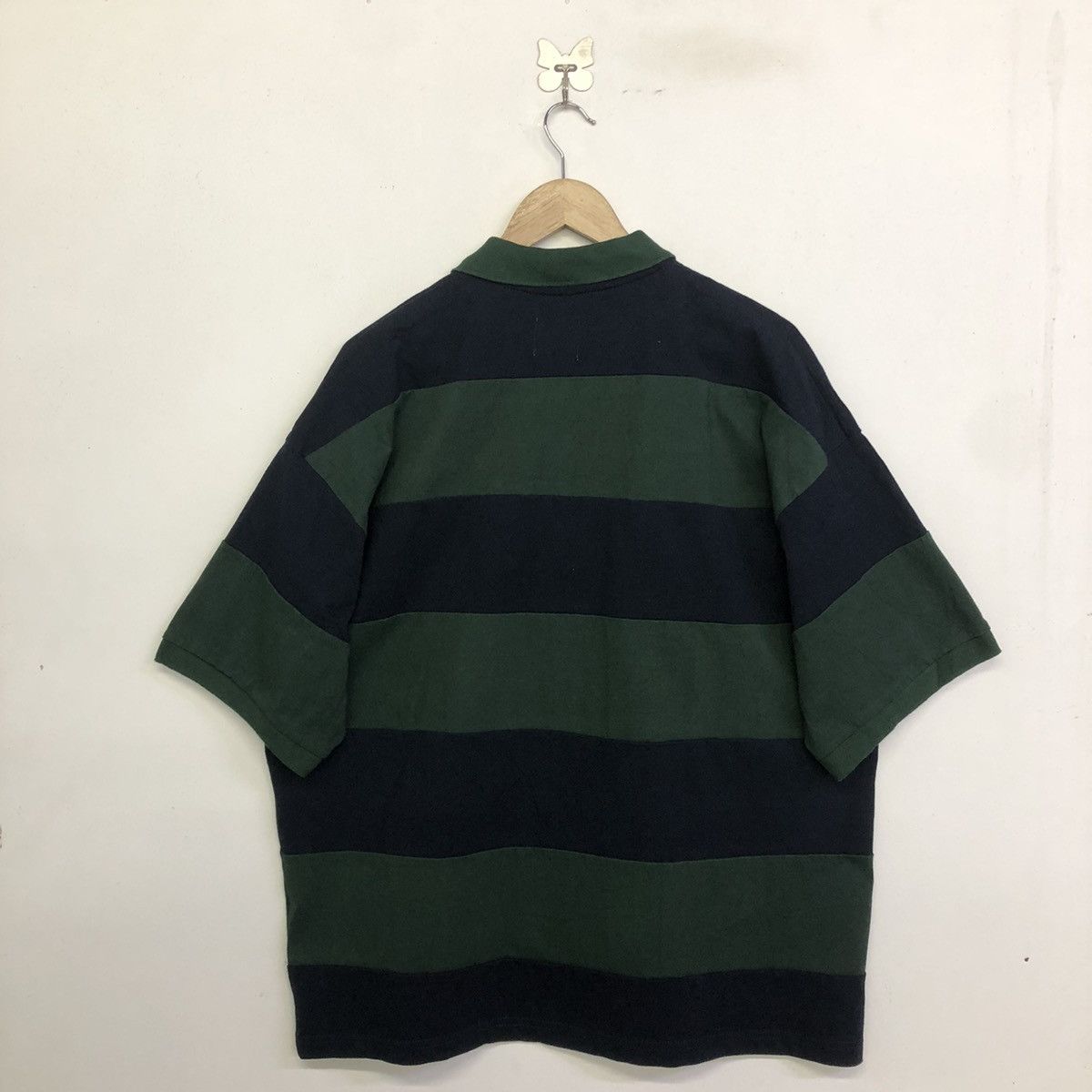 Japanese Brand WEGO SUNDAY SKATE CLUB COLOUR BLOCK OVERSIZE POLO TEE Size US M / EU 48-50 / 2 - 8 Thumbnail