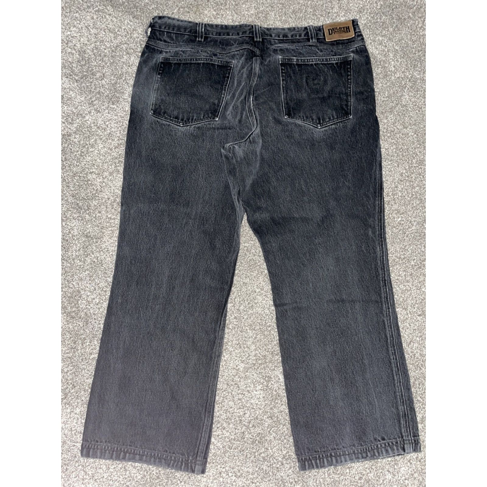 CO Duluth Trading Co Jeans Straight Mens 42x28 Black Size 42 Inseam 28 Regular Men Size US 42 / EU 58 - 4 Thumbnail
