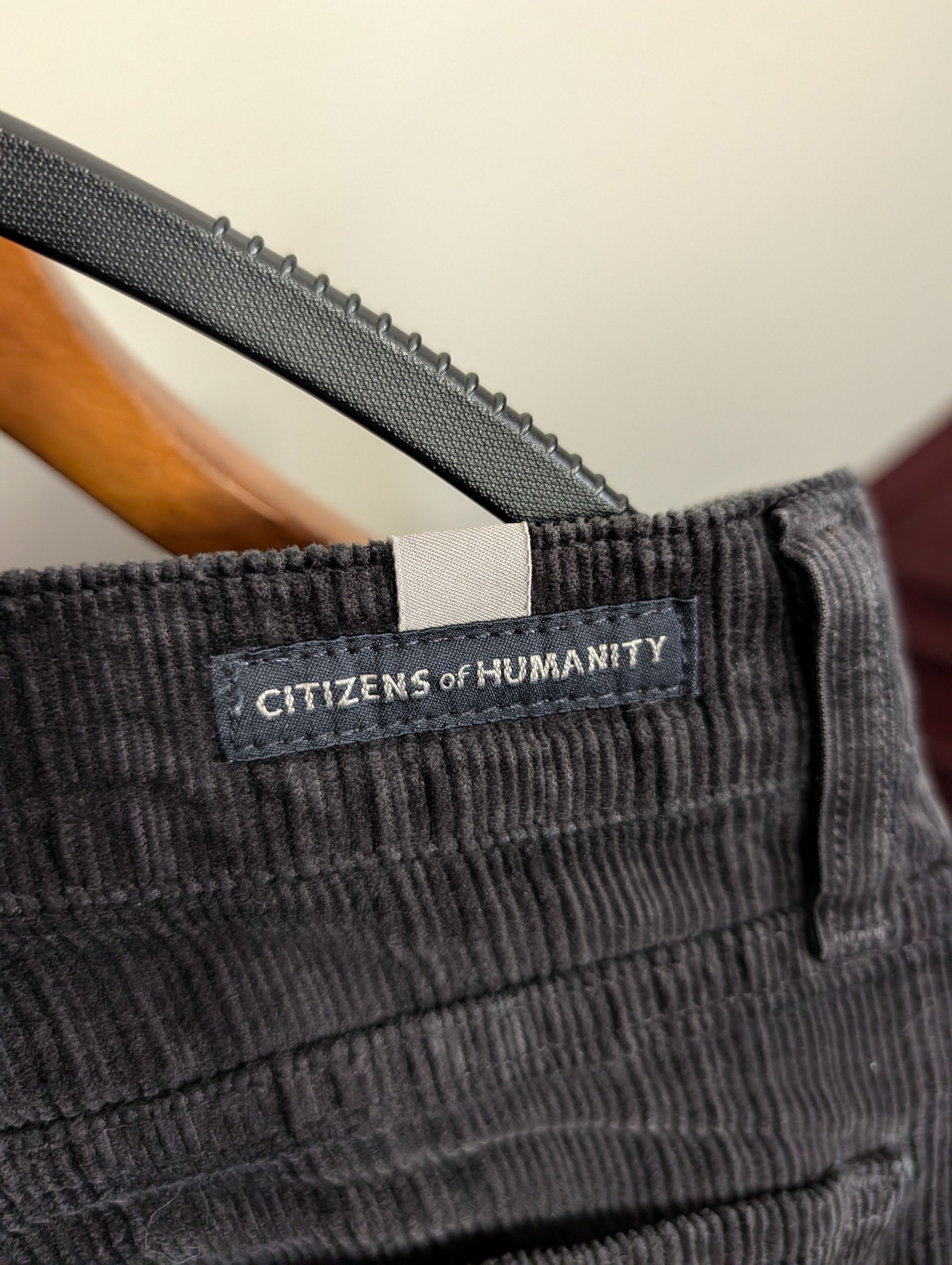 Citizens Of Humanity Black striped corduroy made in USA pants 28 Size US 30 / EU 46 - 8 Thumbnail