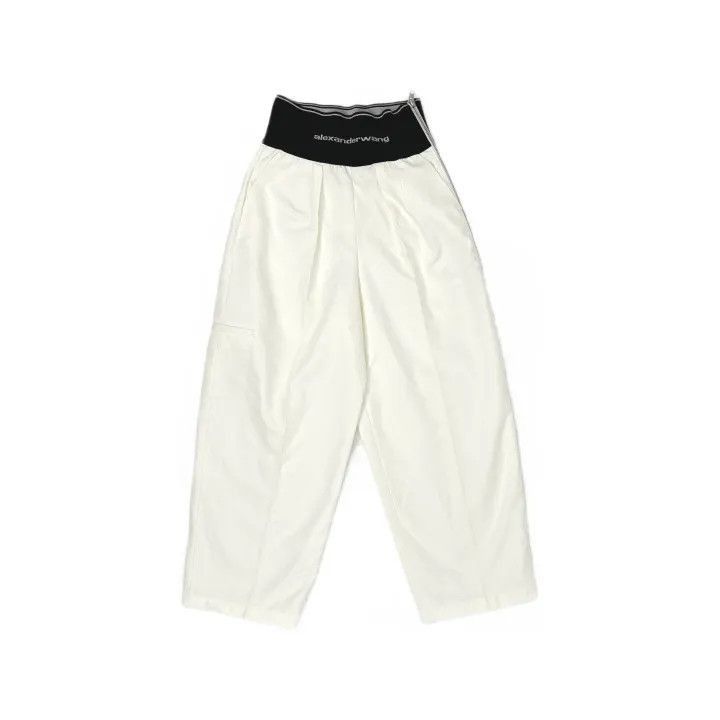 Alexander Wang Alexander Wang FW21 Logo Wide-Leg Trousers - Size 27" / US 4 / IT 40 - 2 Thumbnail