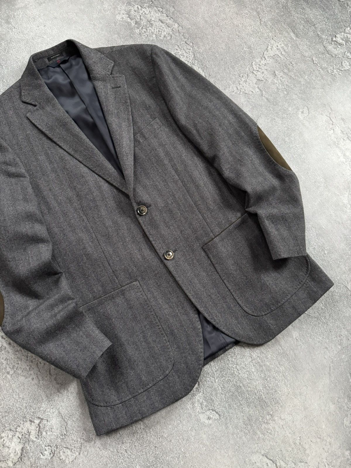 Massimo Dutti Massimo Dutti EUR48/USA38 blazer button up wool jacket Size 38R - 4 Thumbnail