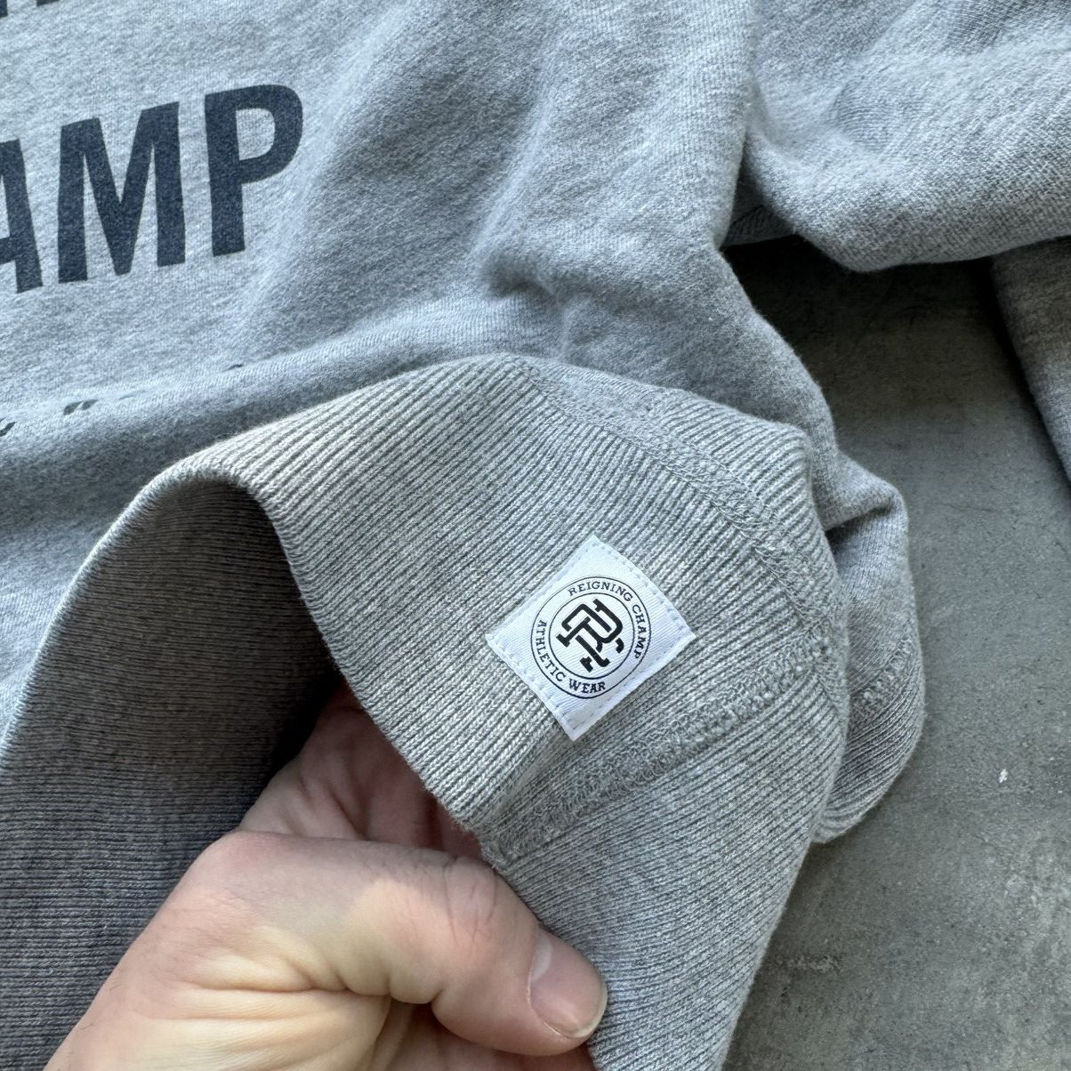 Reigning Champ Reigning Champ Athletic Wear Spell out Crewneck Size US S / EU 44-46 / 1 - 4 Thumbnail