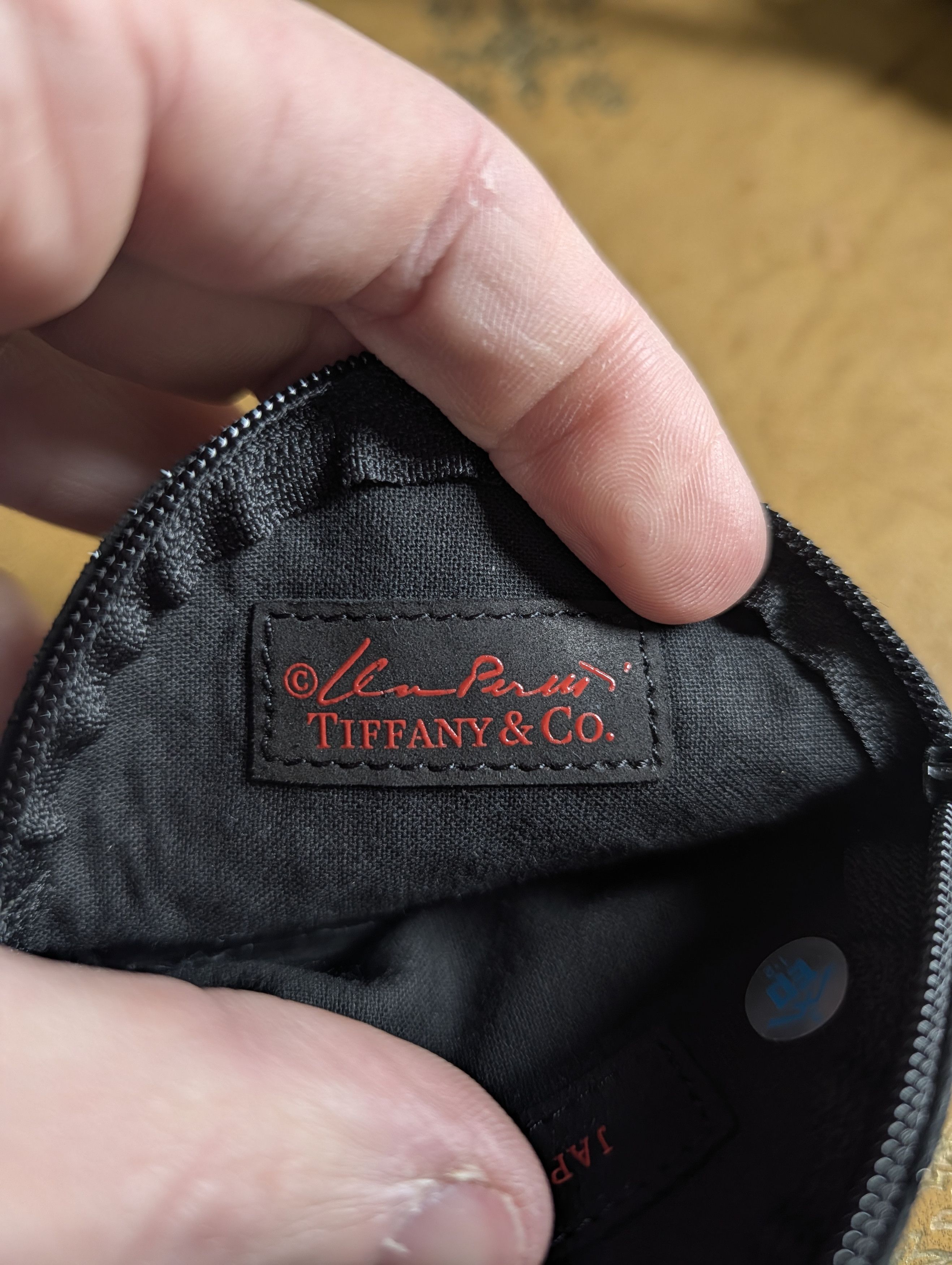 Tiffany & Co. Tiffany x Elsa Peretti Suede Heart Pattern Japan Coin Purse Size ONE SIZE - 7 Thumbnail