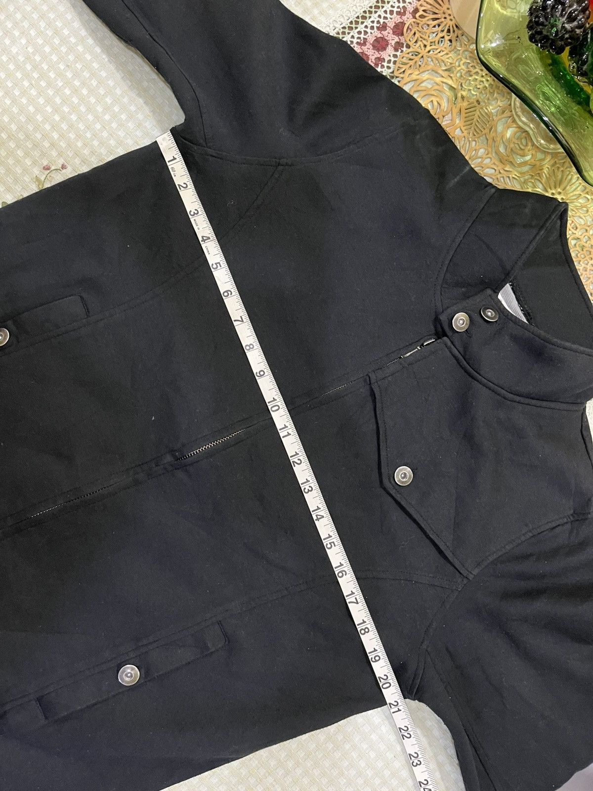 Vintage Real words south distric black zip-up jacket Size US L / EU 52-54 / 3 - 9 Thumbnail