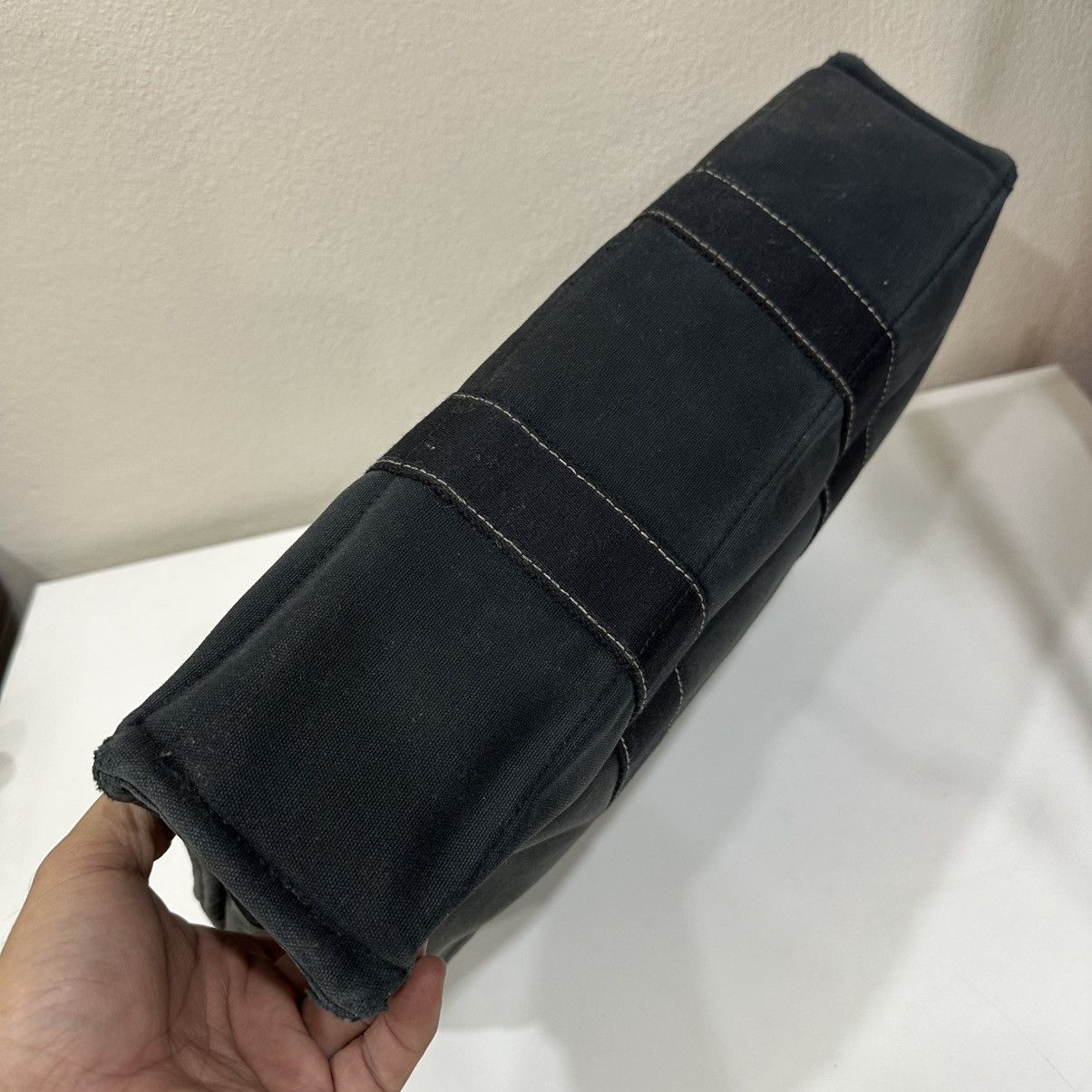 Hermes ‼️LASTDROP‼️HERMES FOURRE TOUT MM TWO TONE CANVAS TOTE BAG Size ONE SIZE - 5 Thumbnail