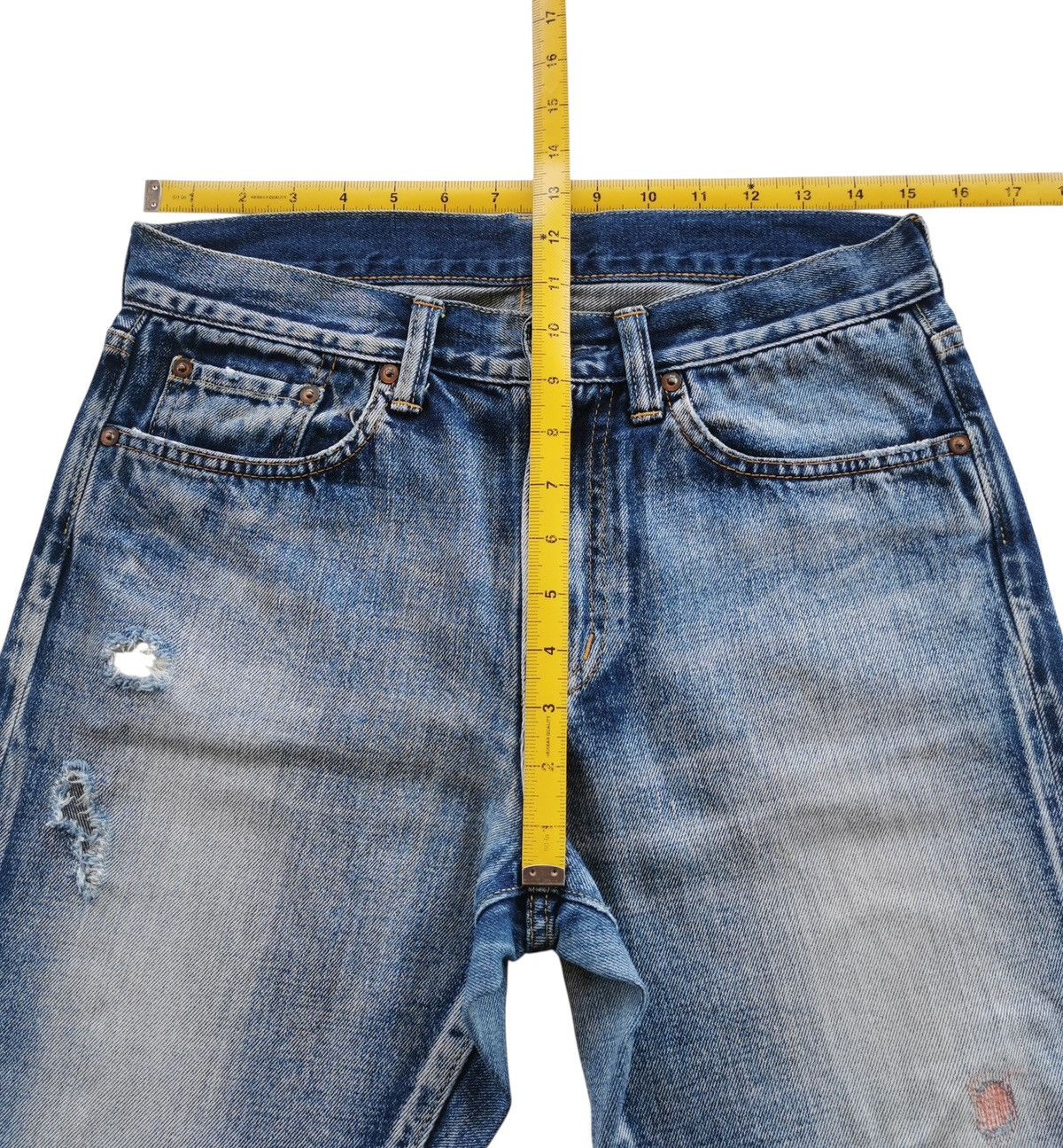 Eternal Eternal Deep Blue Selvedge Denim Jeans Size US 30 / EU 46 - 12 Thumbnail