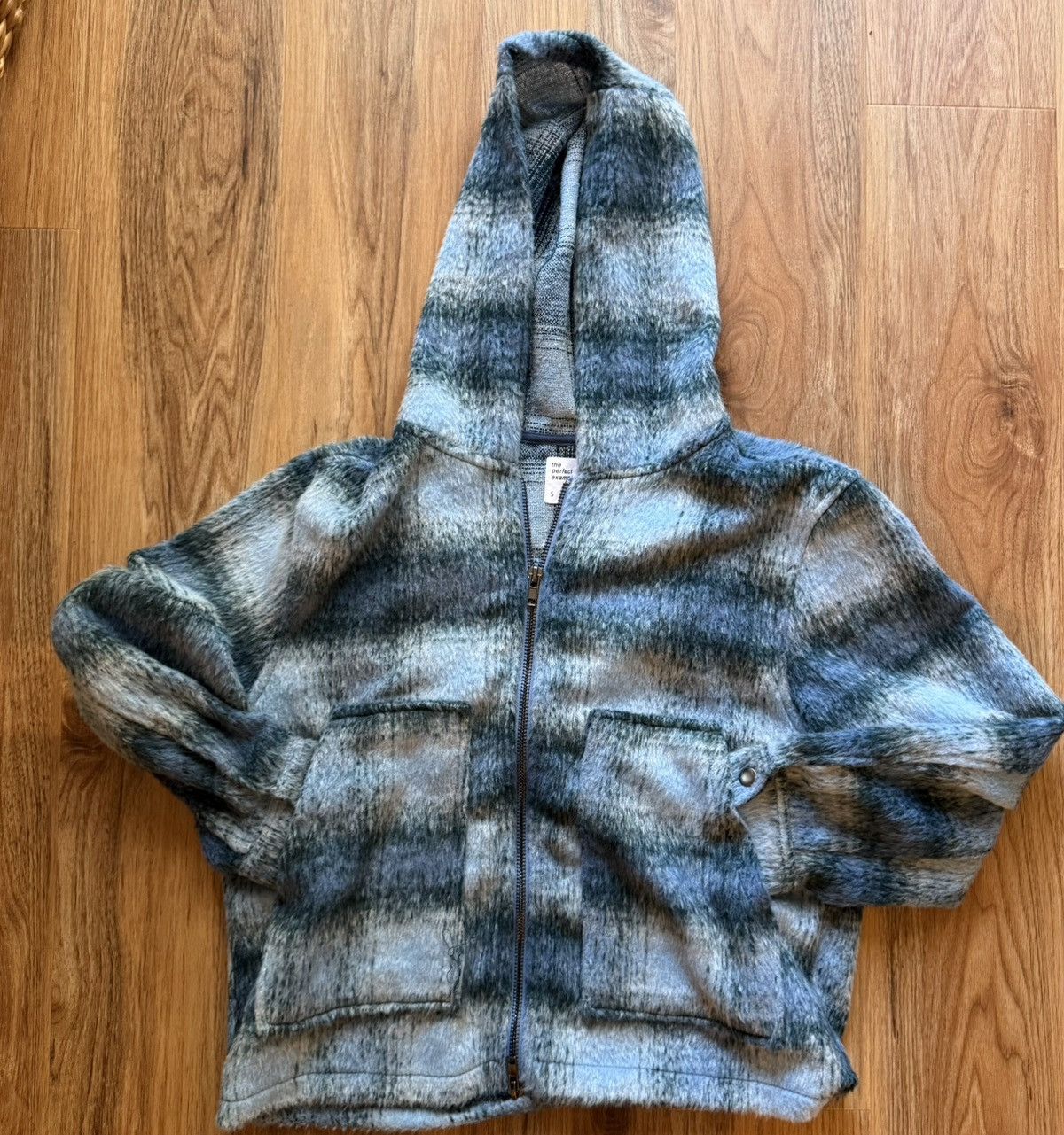 EPTM. EPTM MOHAIR flannel jacket blue Size US S / EU 44-46 / 1 - 3 Thumbnail