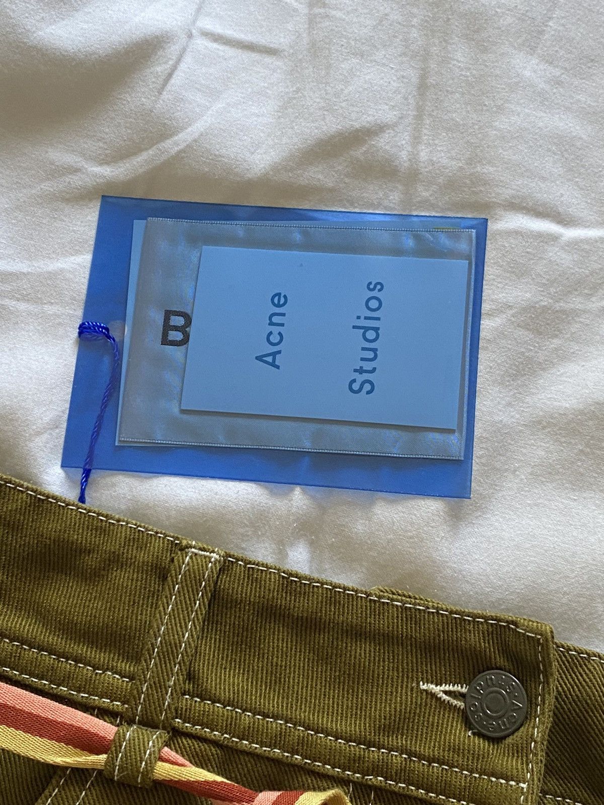 Acne Studios Mini skirt with a belt Size 34" / US 12 / IT 48 - 2 Thumbnail