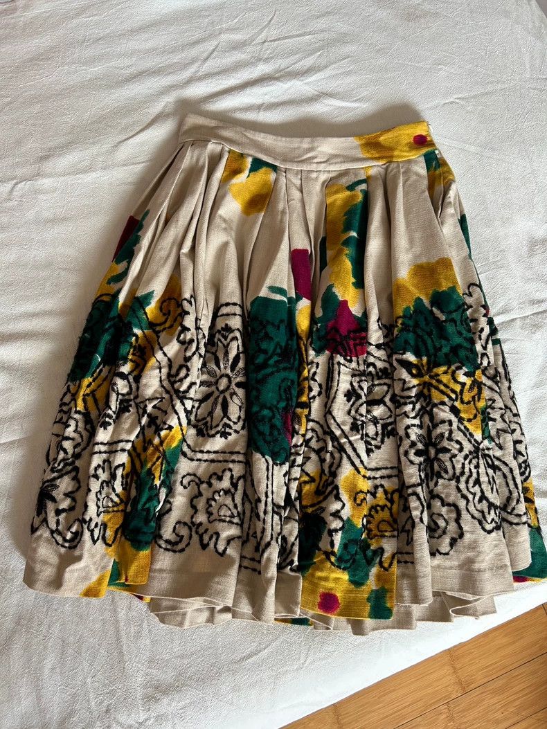 Dries Van Noten Dries Van Noten Floral skirt Size 26" / US 2 / IT 38 - 4 Thumbnail