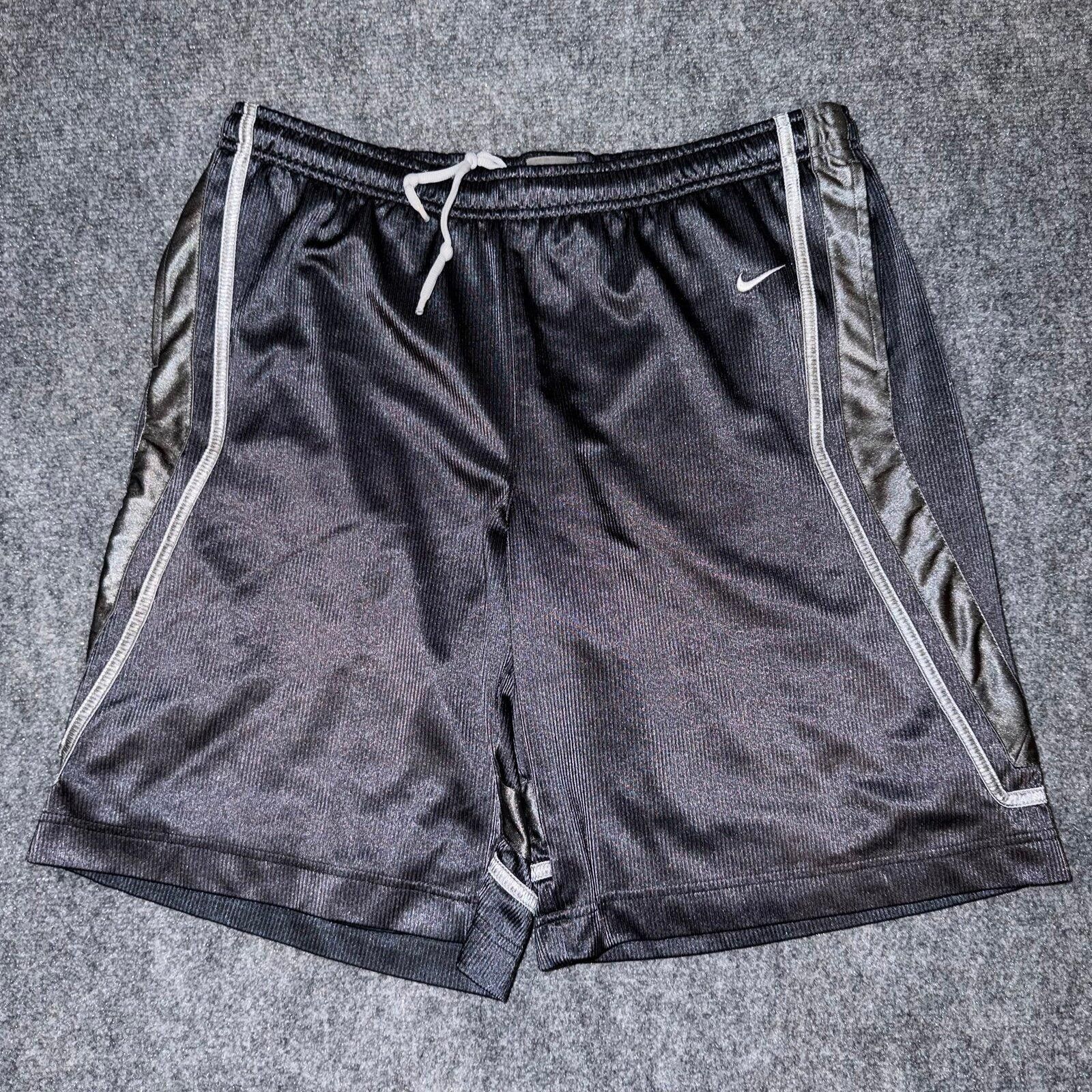 Nike Nike Dark Grey Baggy Dazzle Hoop Mesh Shorts Mens MD Vtg Size US 32 / EU 48 - 1 Thumbnail