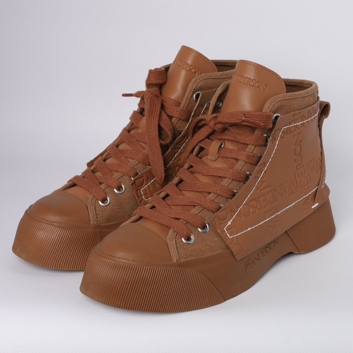 JW Anderson J.W Anderson high Top Brown Sneakers Boots Size US 9 / IT 39 - 5 Thumbnail
