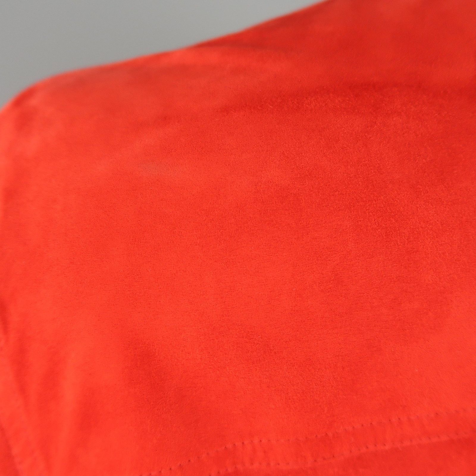 Valstar VALSTAR 42 Red Suede Four Pocket Drawstring Waist Coat Size US L / EU 52-54 / 3 - 8 Thumbnail
