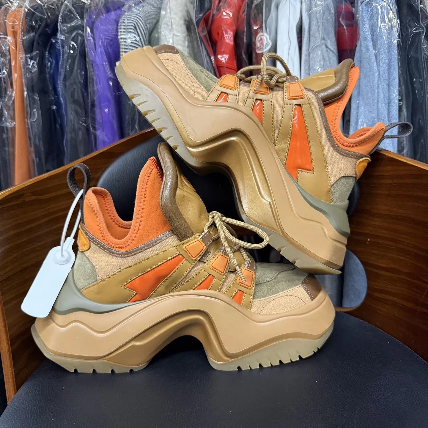 Louis Vuitton LV Archlight 2.0 Brown Caramel Dad Sneakers 38 Worn Once Size US 7.5 / IT 37.5 - 7 Thumbnail