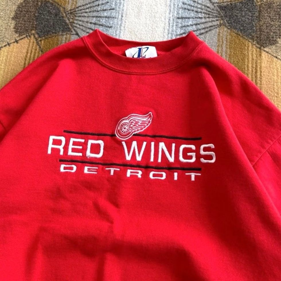 Logo Athletic VINTAGE Logo Athletic Detroit Red Wings Hockey Sweatshirt Large Mens 90s Size US L / EU 52-54 / 3 - 2 Thumbnail