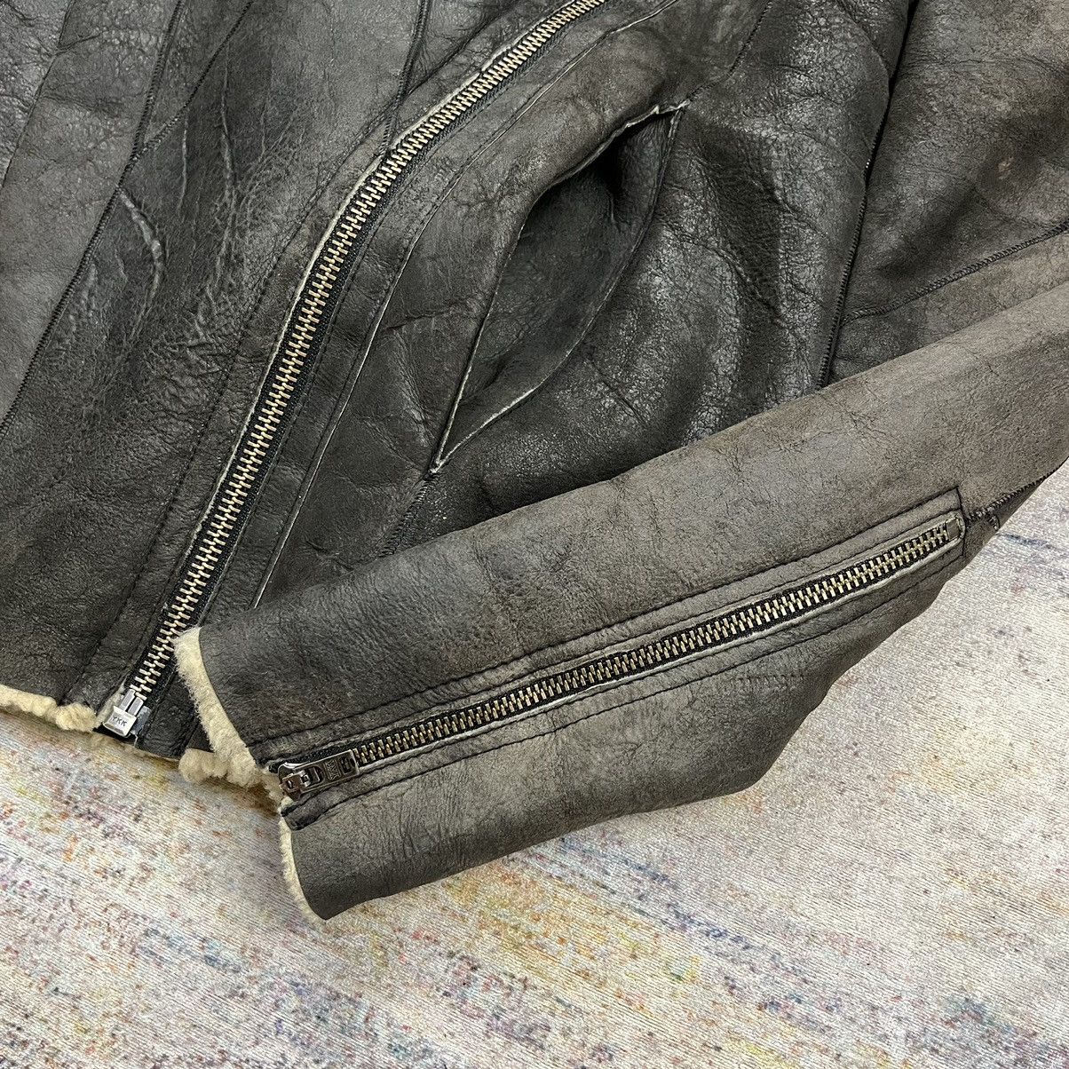 Helmut Lang Helmut lang asymmetric hooded shearling leather jacket Size M / US 6-8 / IT 42-44 - 10 Thumbnail