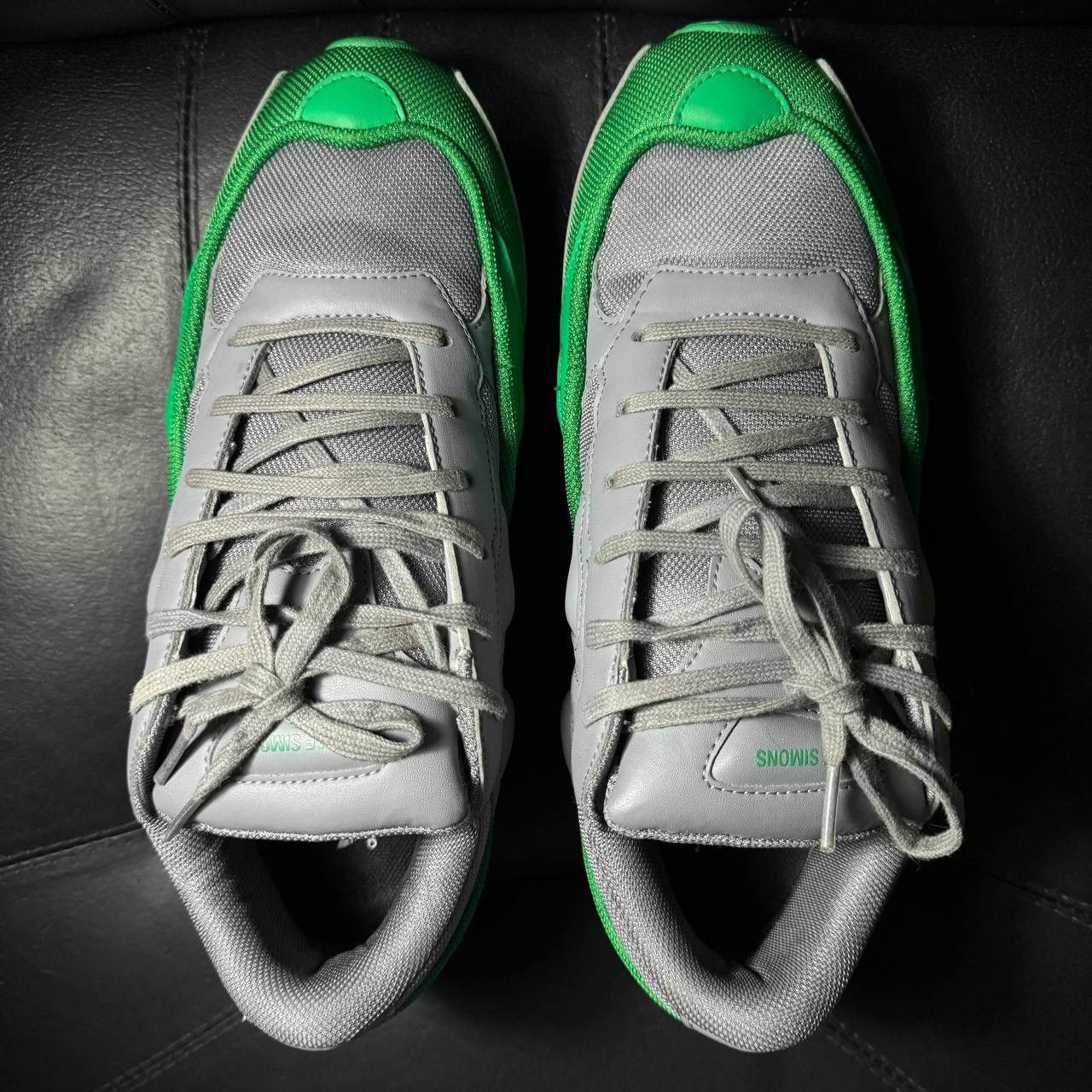 Adidas × Raf Simons 10us Adidas Raf Simons Ozweego Green Grey Sneakers Size US 10 / EU 43 - 6 Thumbnail