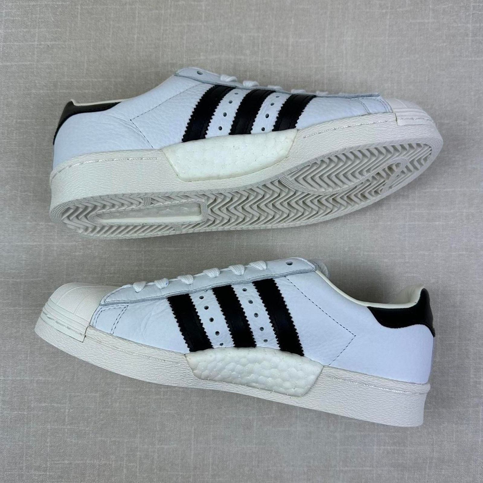 Adidas 🤍 adidas Superstar "White Boost" 7W Size US 7 / IT 37 - 4 Thumbnail