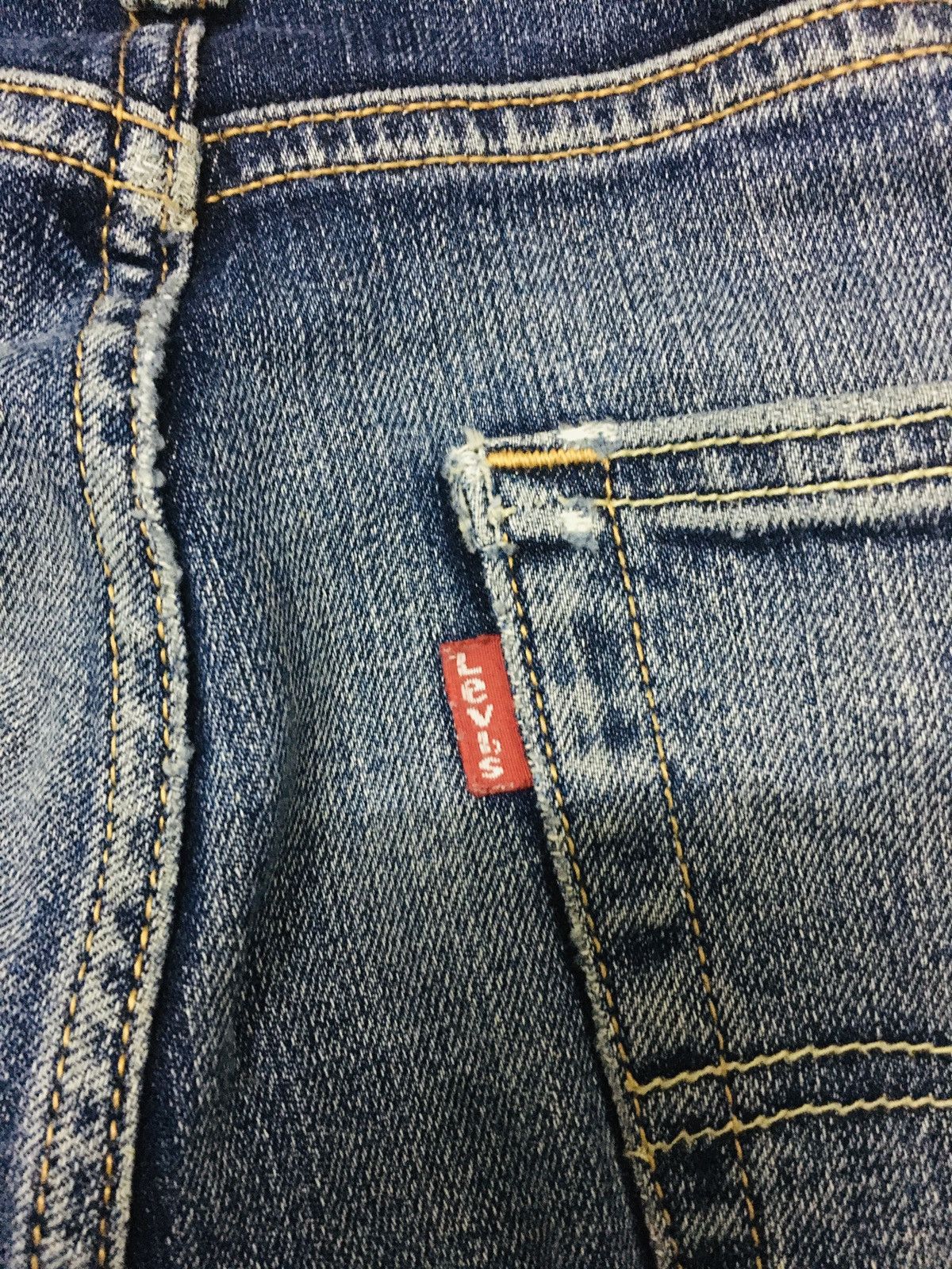 Levi's A06 Levis Lot 512 Distressed Denim Size US 33 - 12 Thumbnail