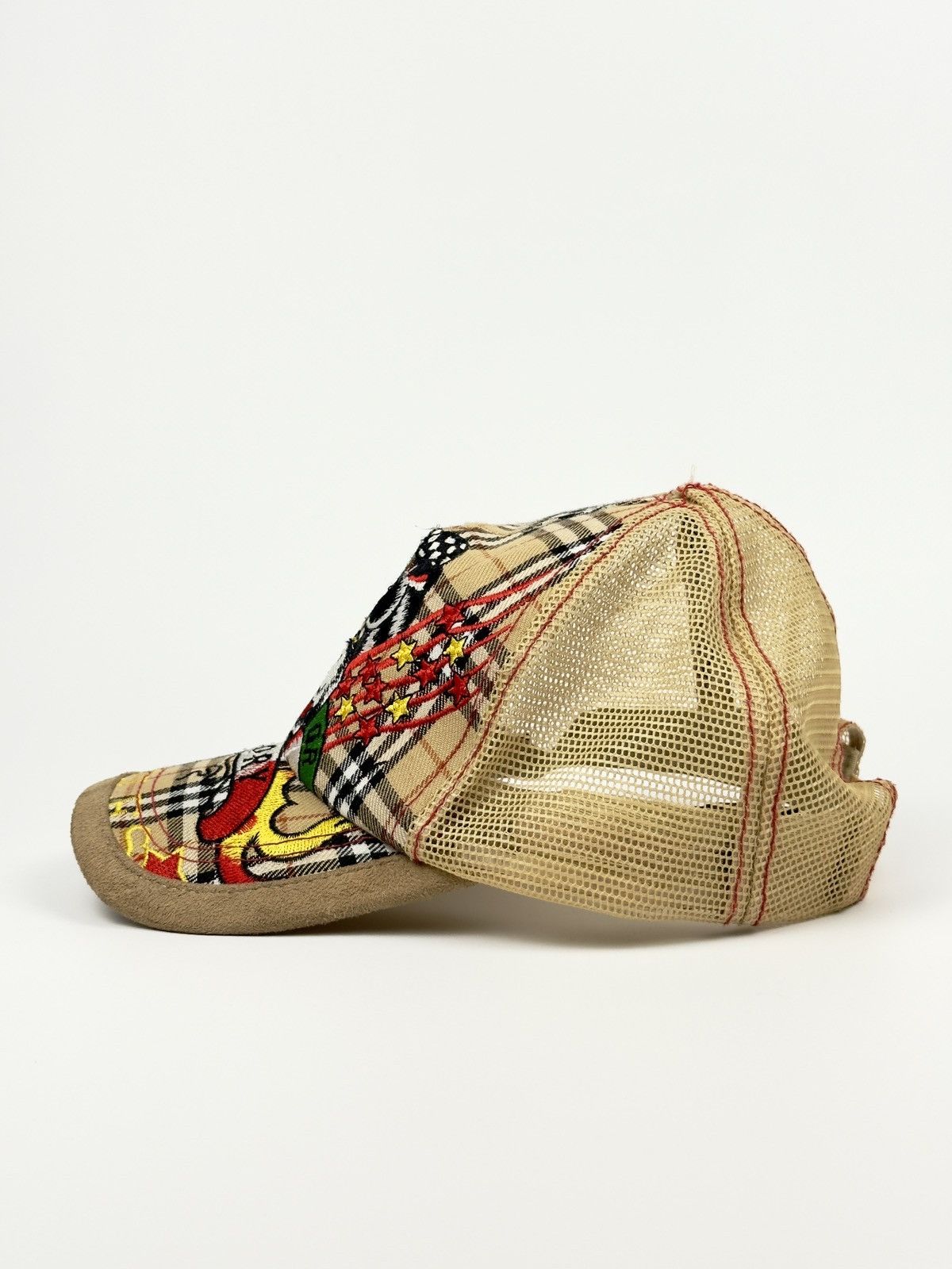 Ed Hardy 🔥 Don Ed Hardy Christian Audigier Hat Cap Burberry Print Size ONE SIZE - 8 Thumbnail