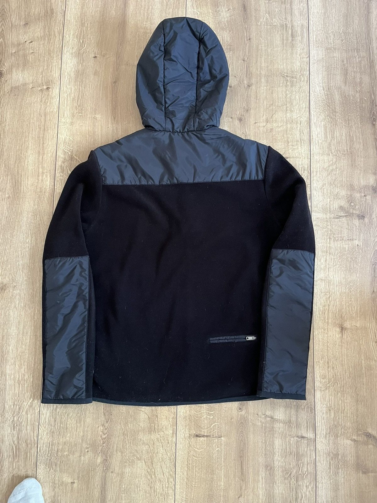 Prada Prada Hooded Technical Nylon Jacket Black Size US S / EU 44-46 / 1 - 3 Thumbnail