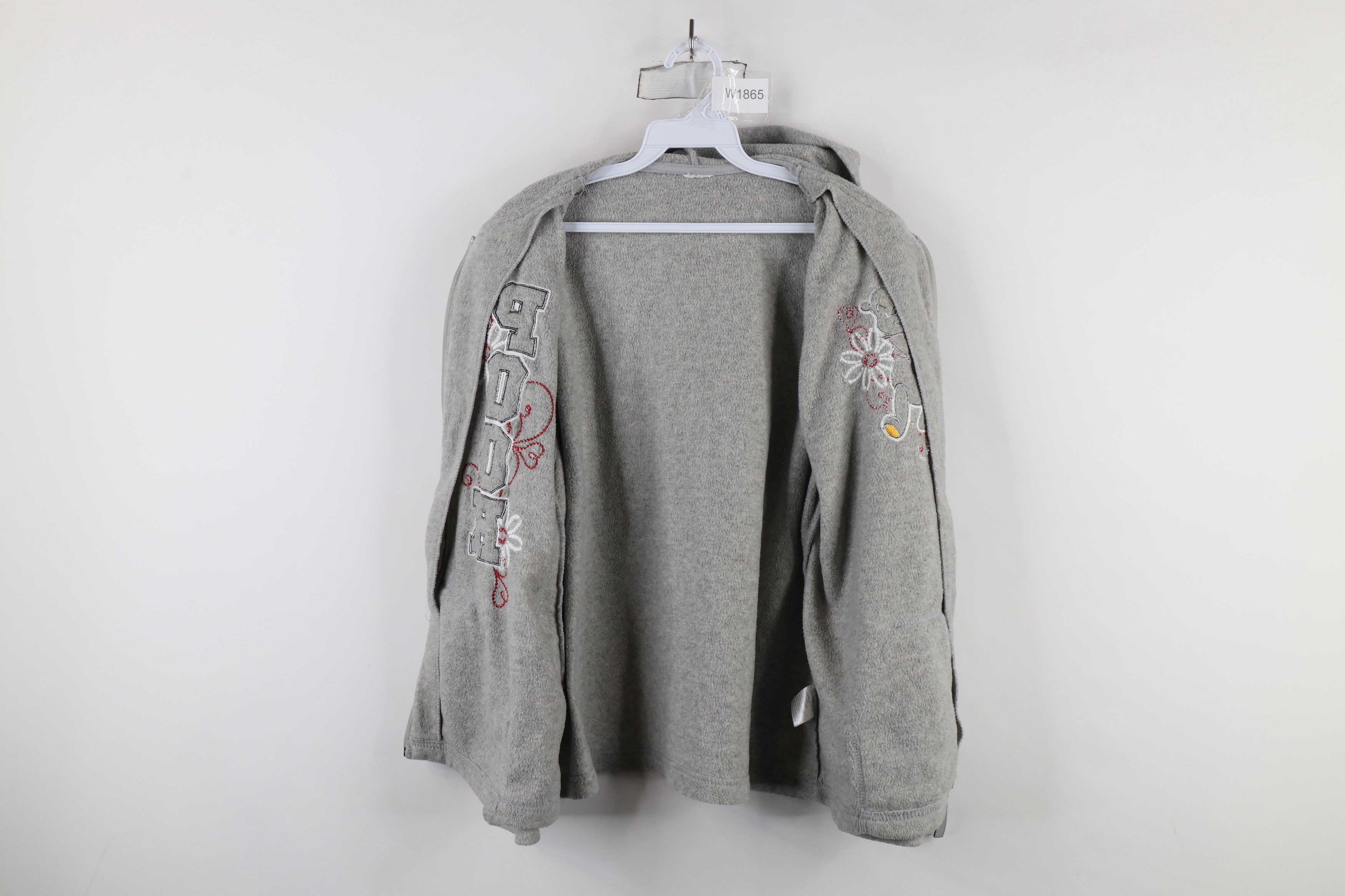 Disney × Vintage Vintage 90s Disney Winnie the Pooh Fleece Half Zip Hoodie Size M / US 6-8 / IT 42-44 - 9 Thumbnail