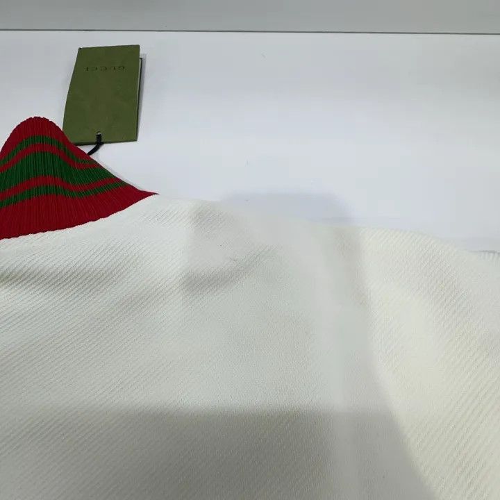 Gucci Gucci SS23 Knit Zip-Up Jacket in Ivory-2507 Size L / US 10 / IT 46 - 6 Thumbnail