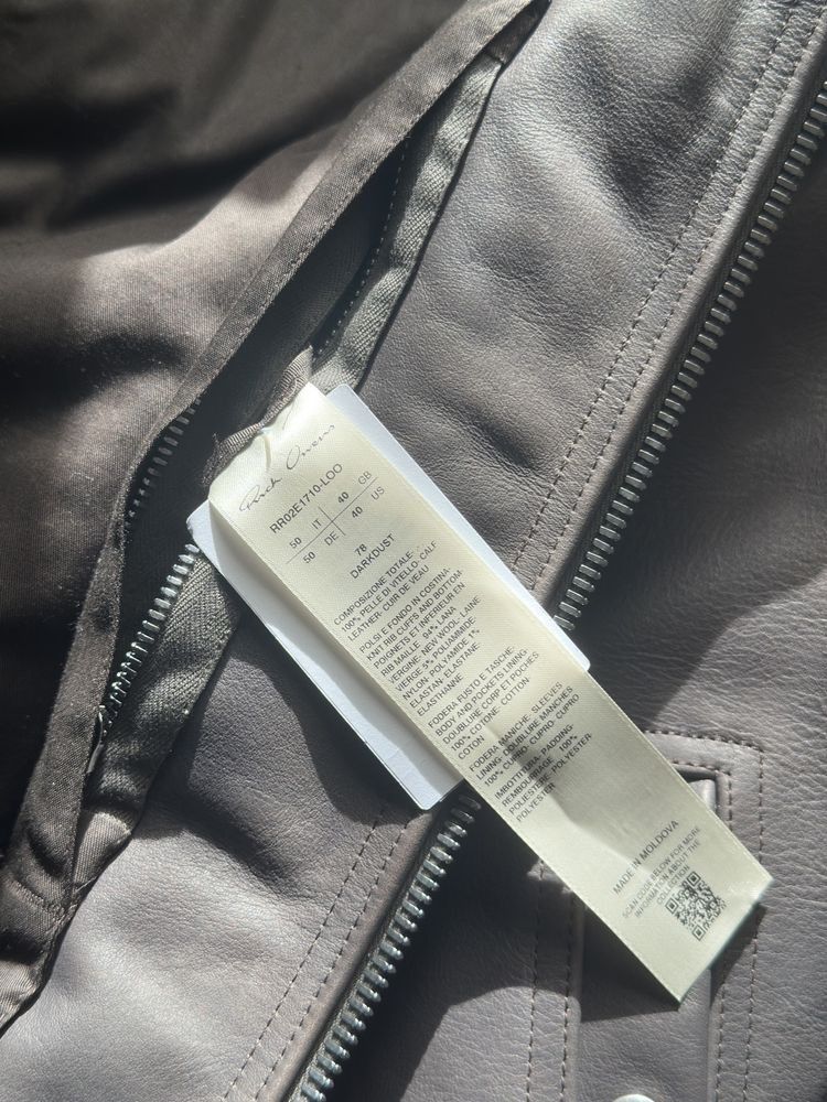 Rick Owens Leather Jacket Size US M / EU 48-50 / 2 - 11 Thumbnail
