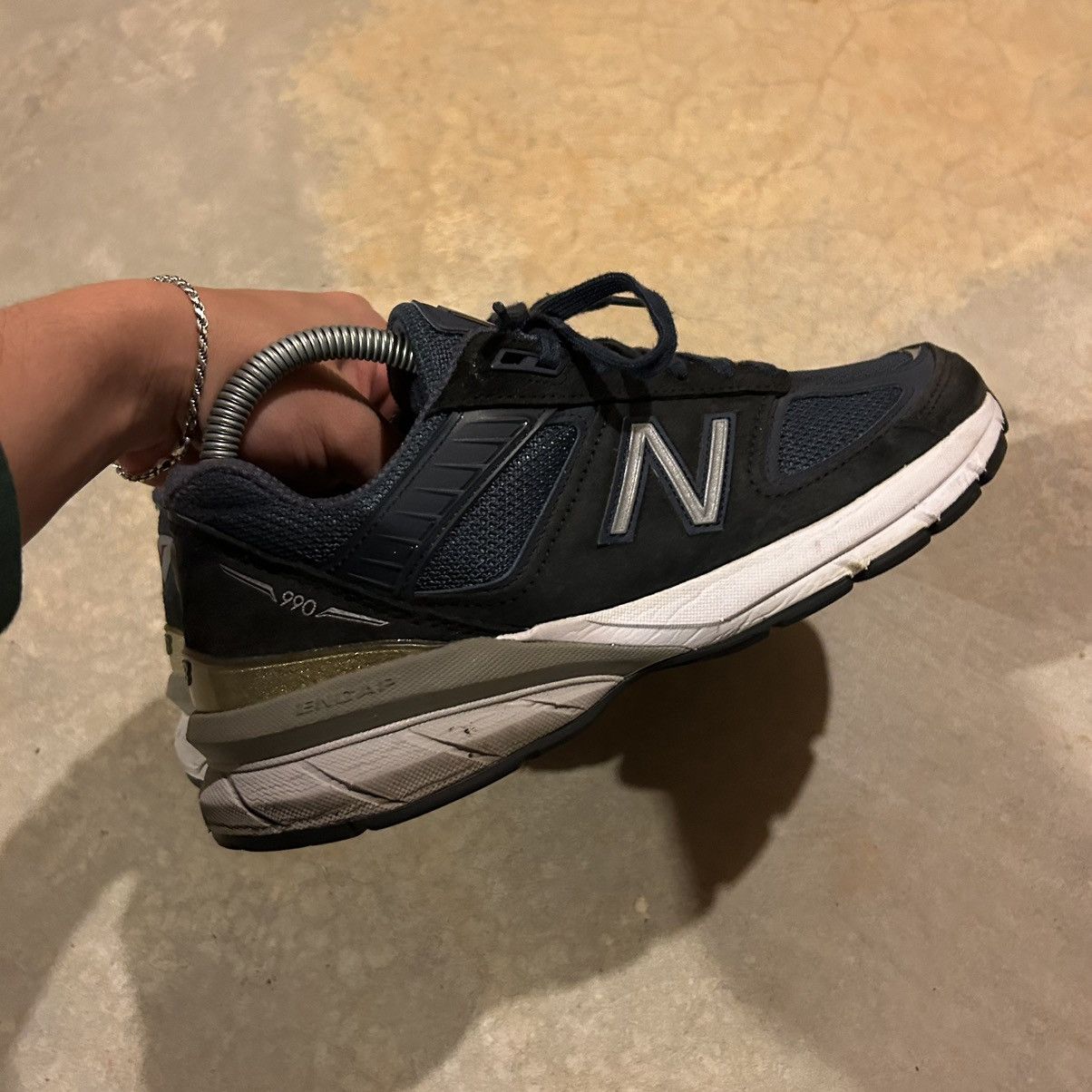 New Balance New Balance 990v5 Navy US 7.5 Made in USA 🇺🇸 Size US 7.5 / EU 40-41 - 5 Thumbnail