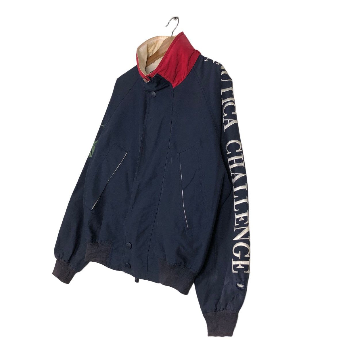 Japanese Brand 🔥Vintage Hunting Jacket Nautica Big Logo Spell Out Size US M / EU 48-50 / 2 - 2 Thumbnail