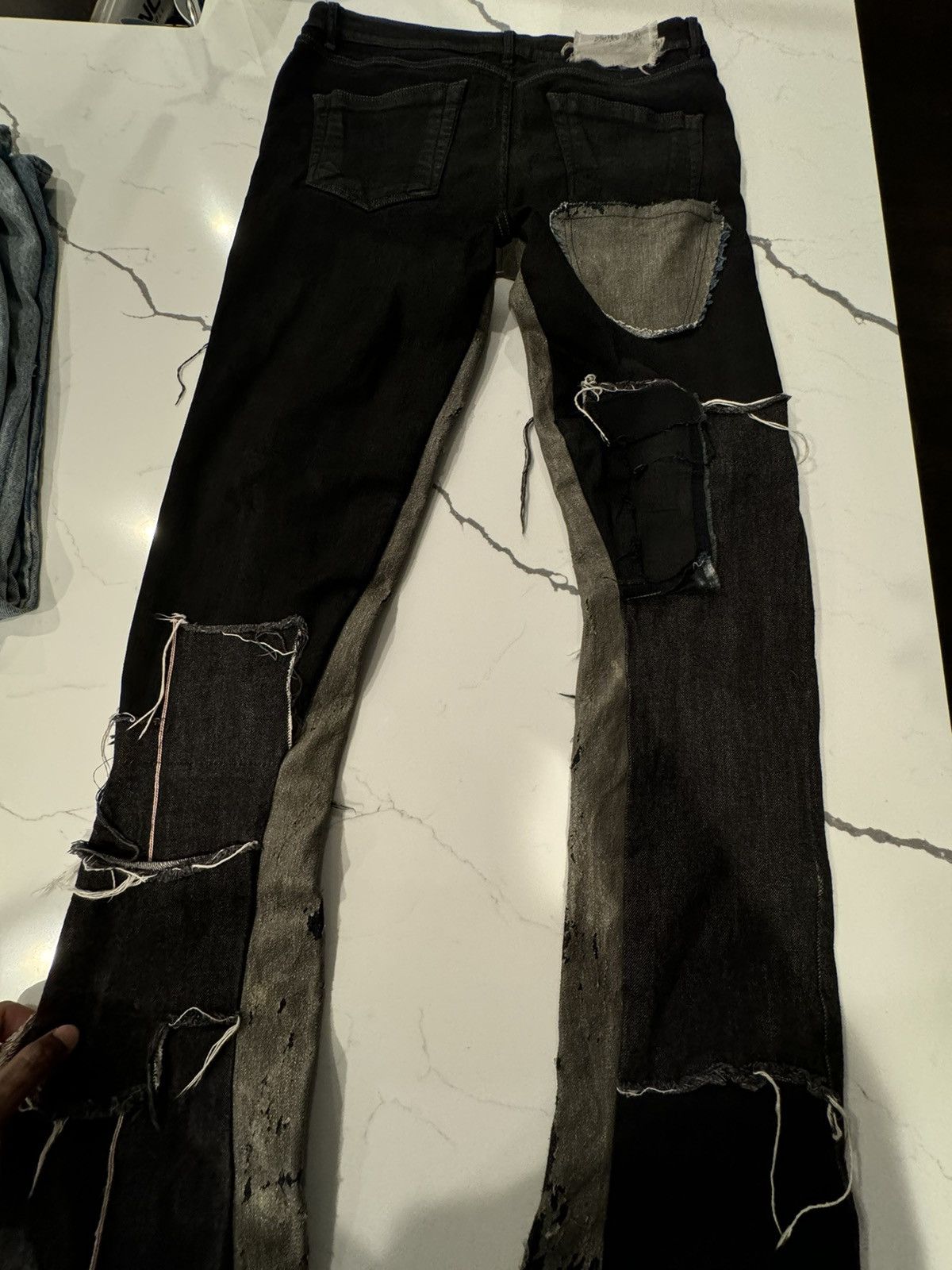 Rick Owens RARE RICK OWENS X SWAMPGOD DENIM Size US 34 / EU 50 - 12 Thumbnail