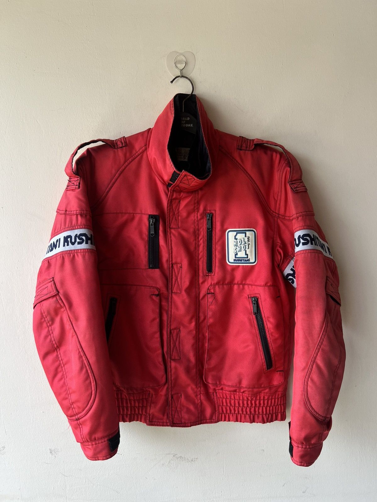 YELLOW CORN Vintage 90s Kushitani Hole Shot 1 RoadRacing Motor Jacket Size US M / EU 48-50 / 2 - 2 Thumbnail