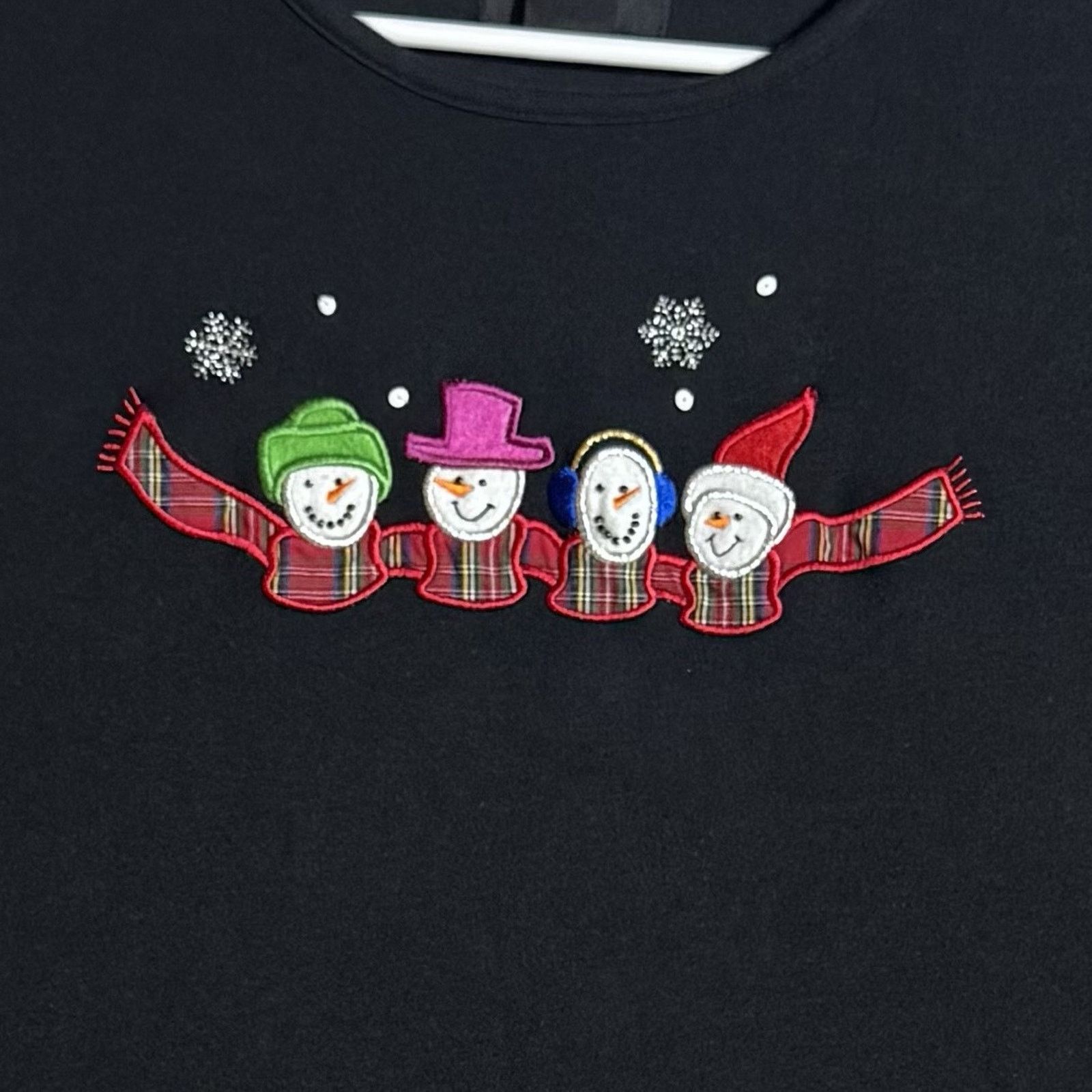 Other 90s Y2K Vintage Top Womens 3X Plus Embroidered Christmas Size 3XL / US 20-22 - 3 Thumbnail