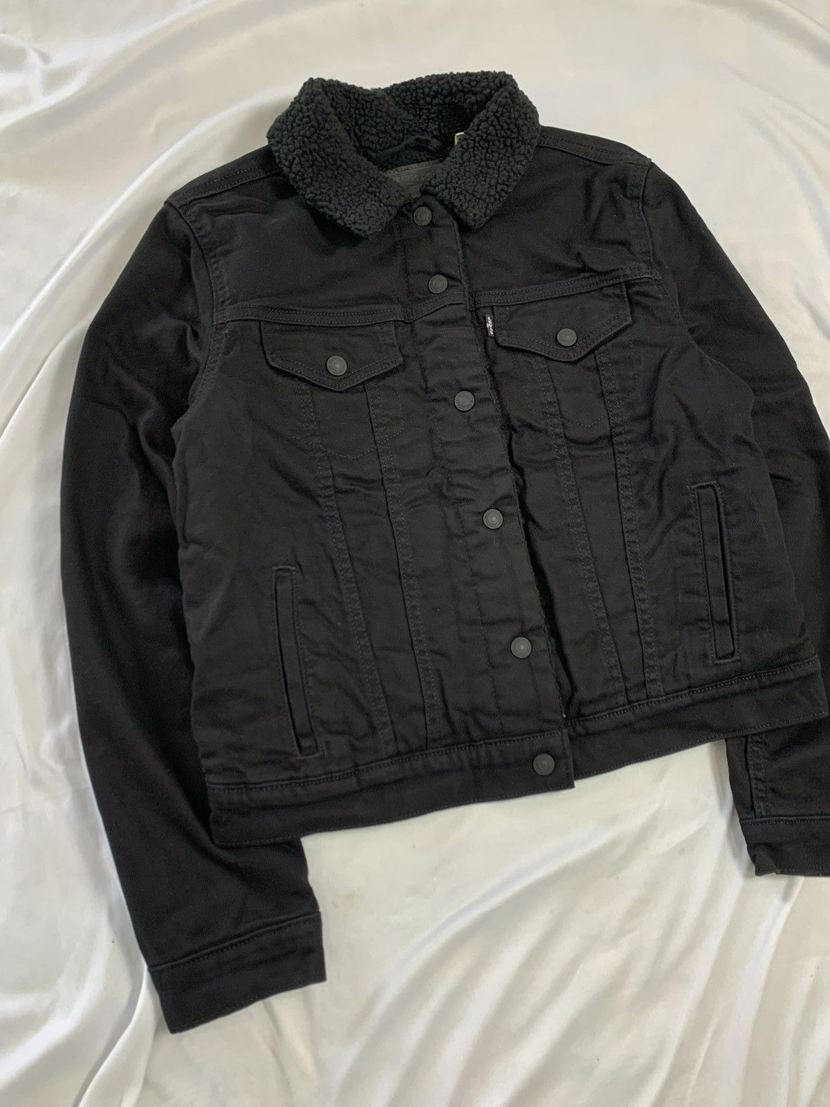 Levi's Levis sherpa jackets black 2000s Size US S / EU 44-46 / 1 - 4 Thumbnail