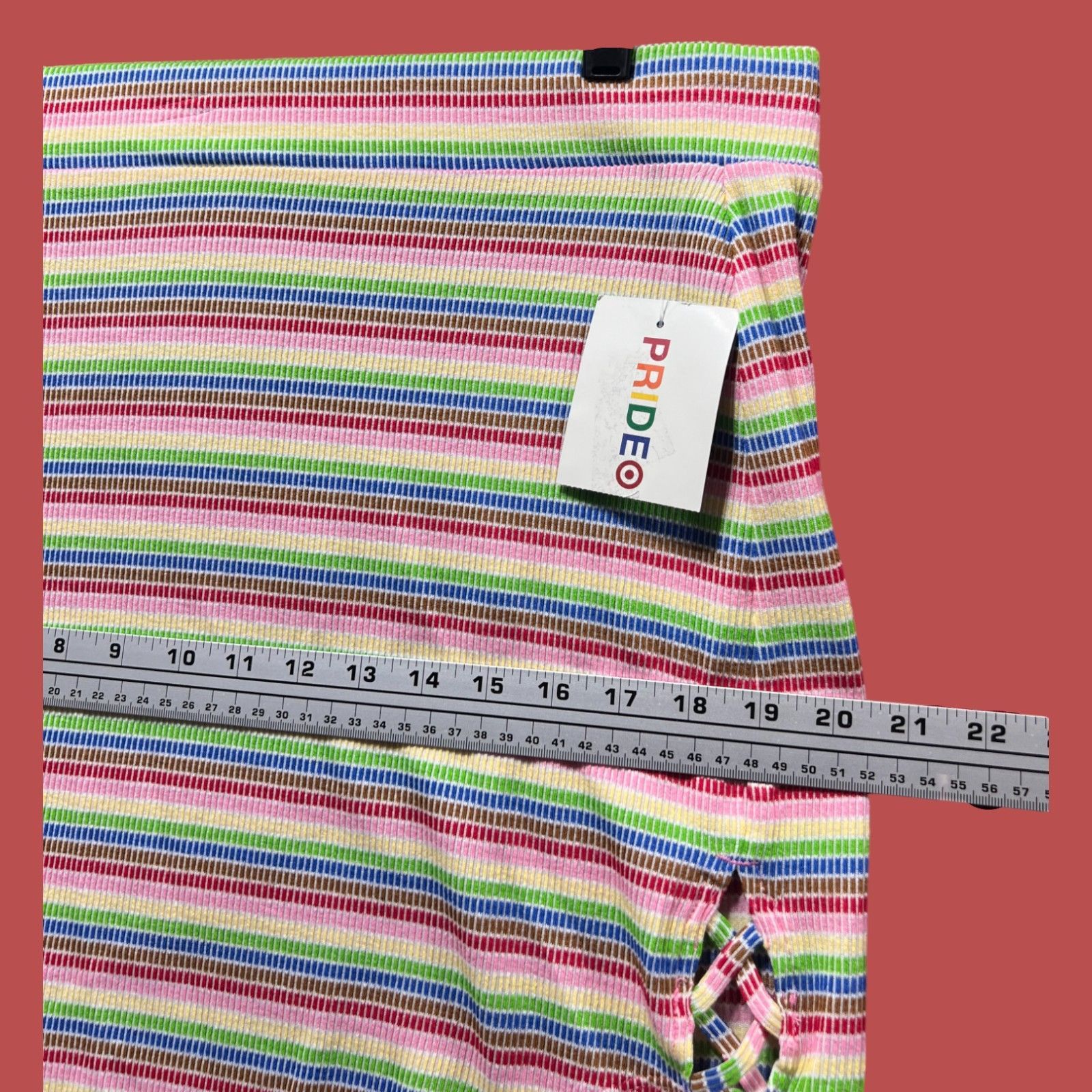 Other Pride - Women's Mid-Rise Mini Asymmetrical Skirt Rainbows St Size 35" - 6 Thumbnail